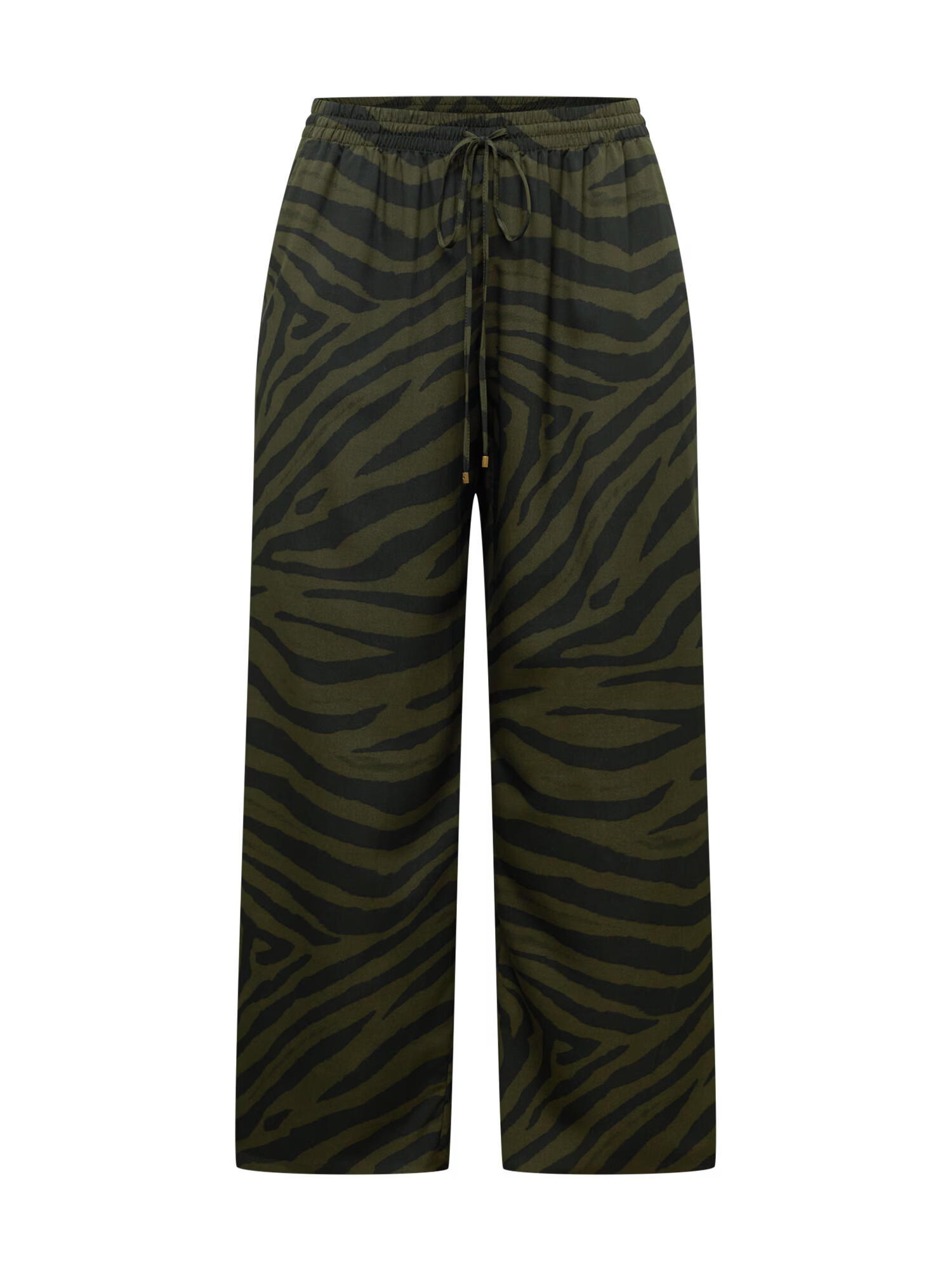 Lauren Ralph Lauren Plus Pantaloni 'ZIAKASH' oliv / negru - Pled.ro