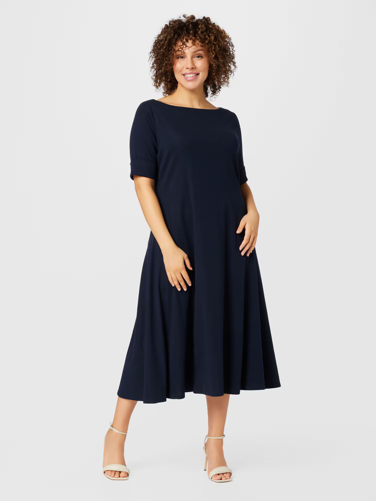 Lauren Ralph Lauren Plus Rochie 'MUNZIE' bleumarin - Pled.ro