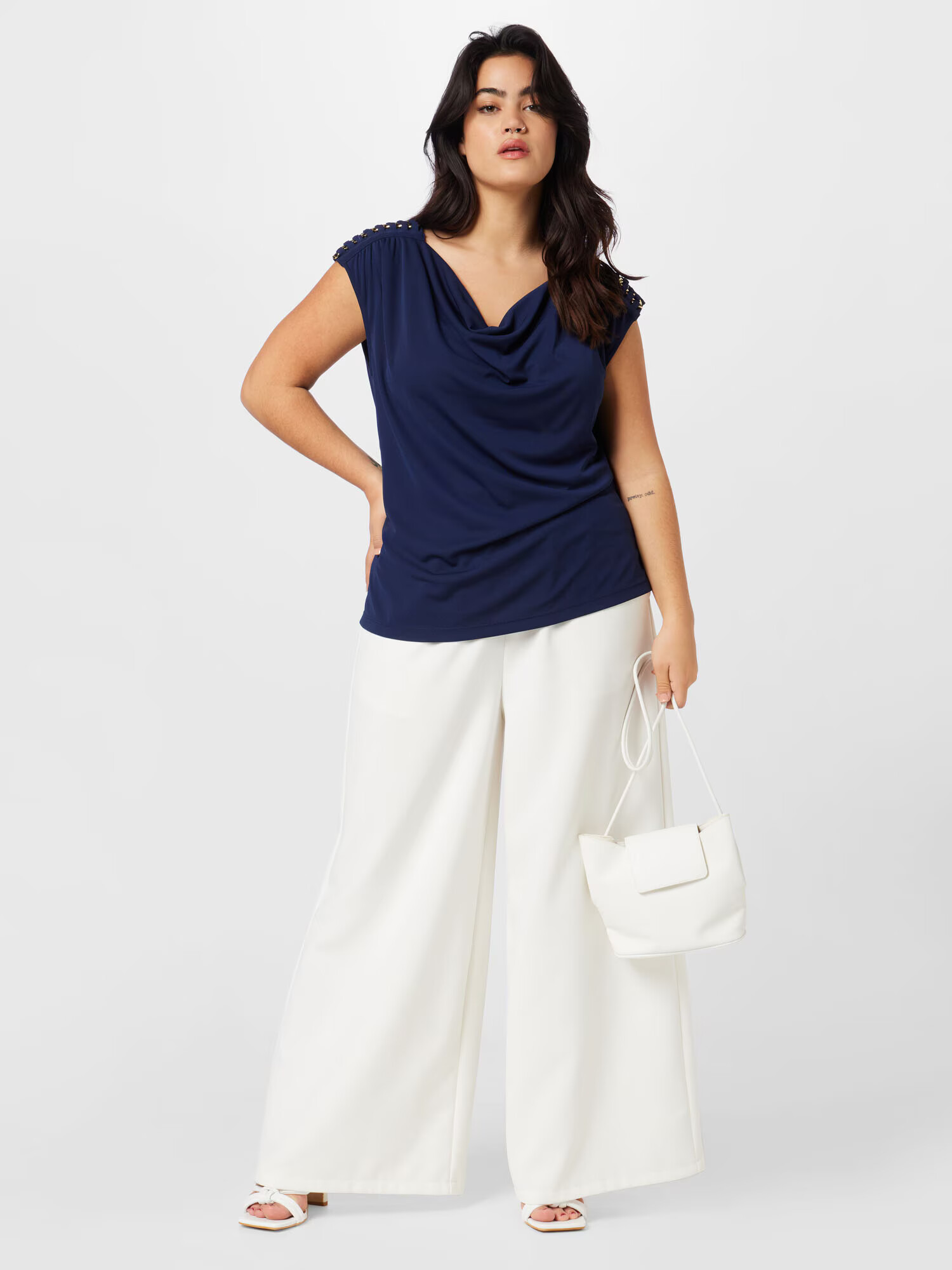 Lauren Ralph Lauren Plus Top 'PRIYANNE' bleumarin - Pled.ro