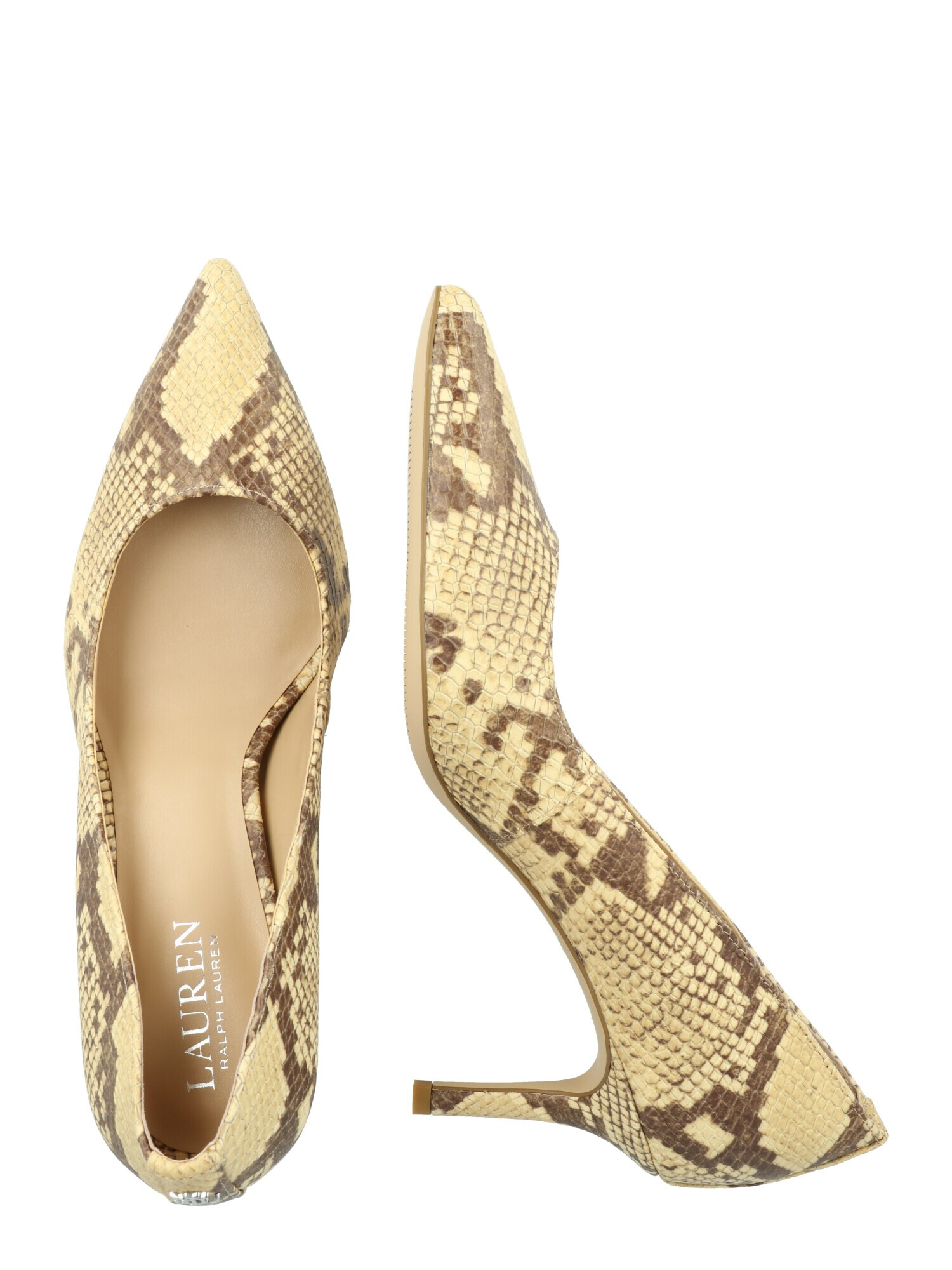 Lauren Ralph Lauren Pumps 'LANETTE' nisipiu / maro mokka - Pled.ro