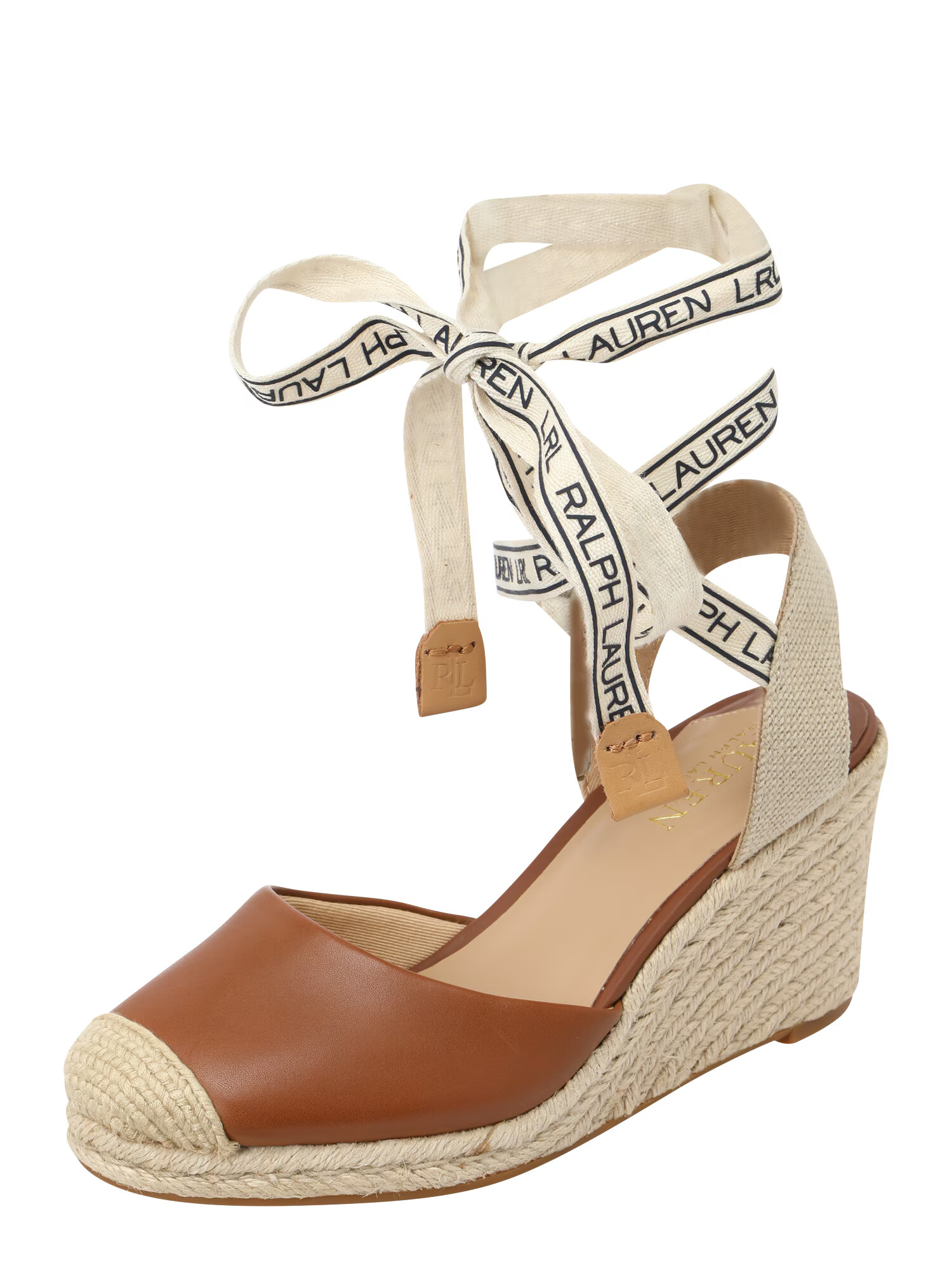 Lauren Ralph Lauren Pumps 'Paislee' bej / maro / negru - Pled.ro