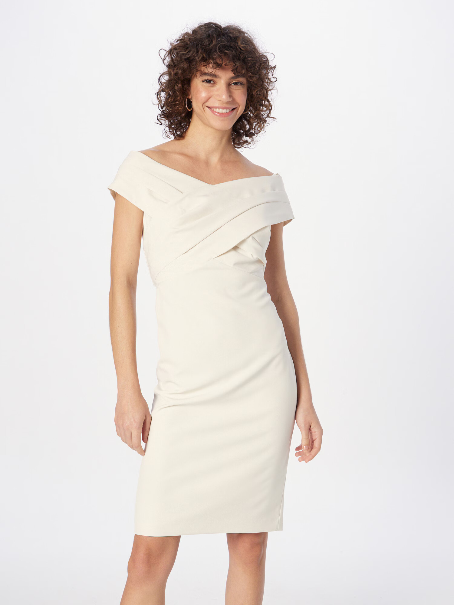 Lauren Ralph Lauren Rochie de cocktail 'IRENE' crem - Pled.ro