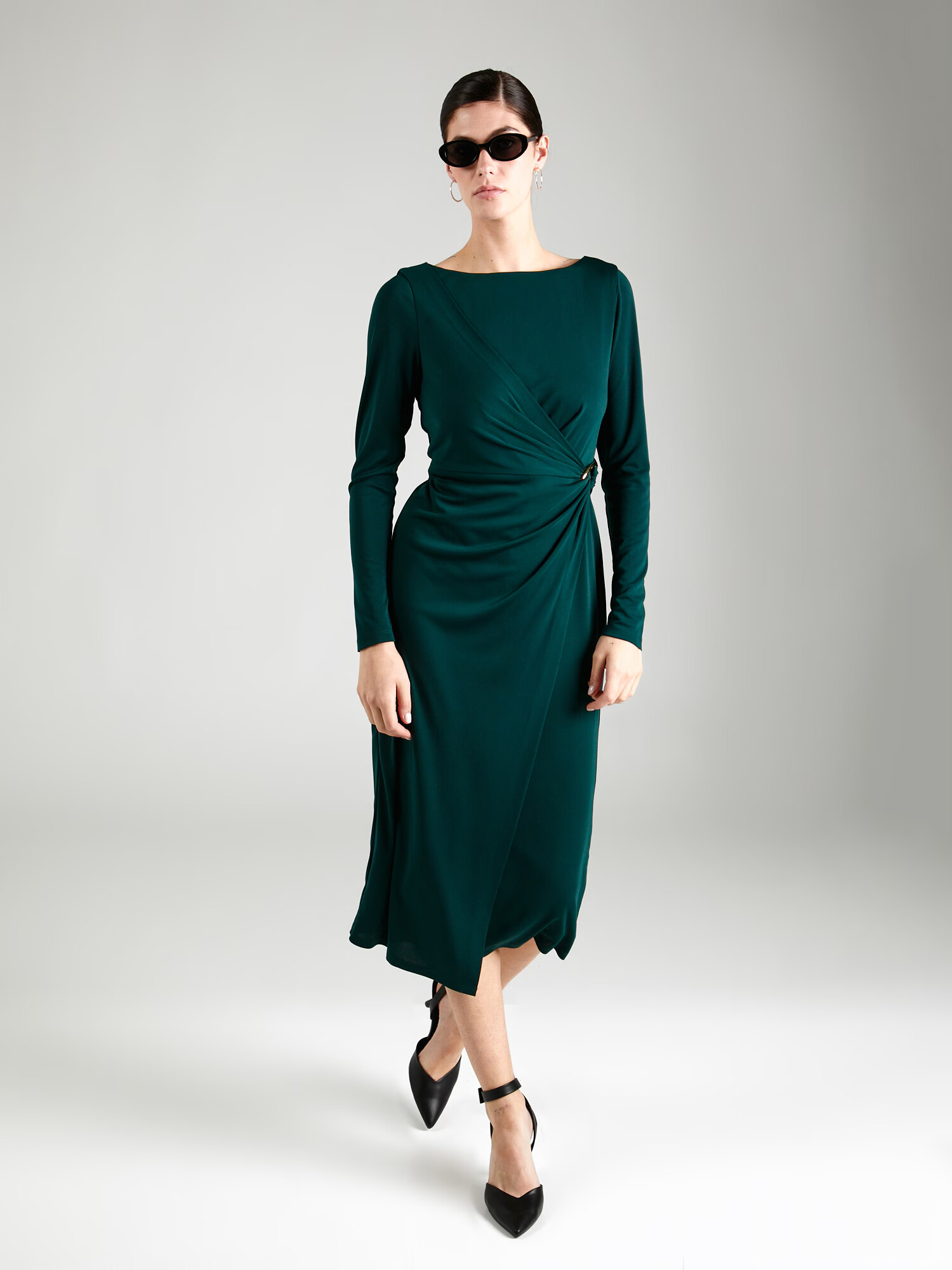 Lauren Ralph Lauren Rochie de cocktail 'JACINTA' verde smarald - Pled.ro