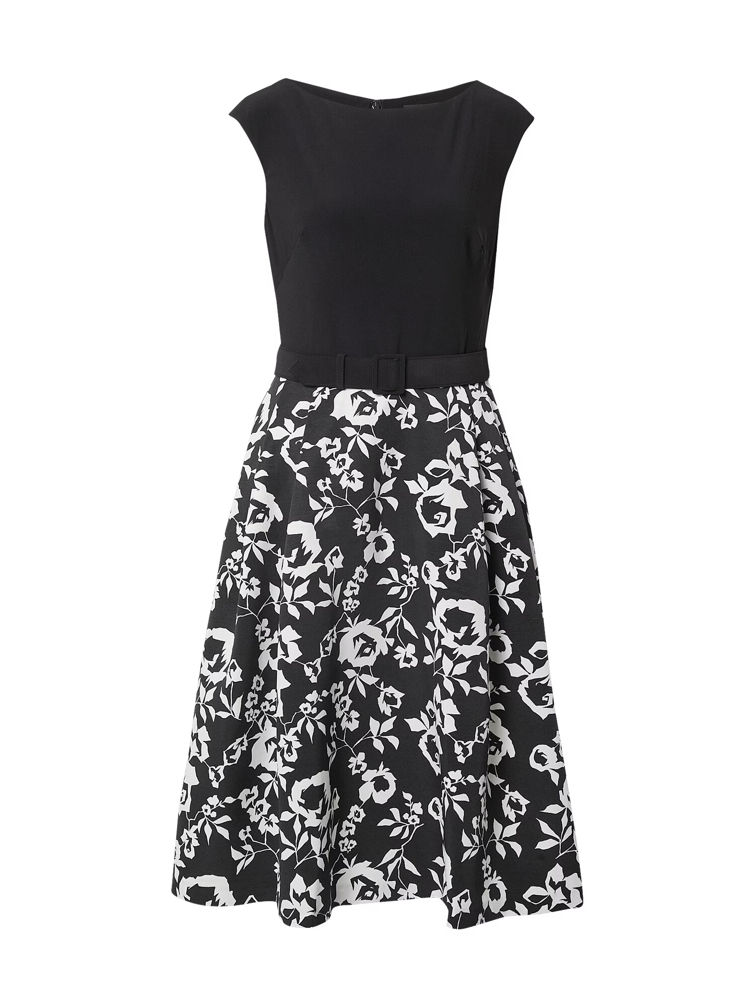 Lauren Ralph Lauren Rochie de cocktail 'NOELLA' crem / negru - Pled.ro