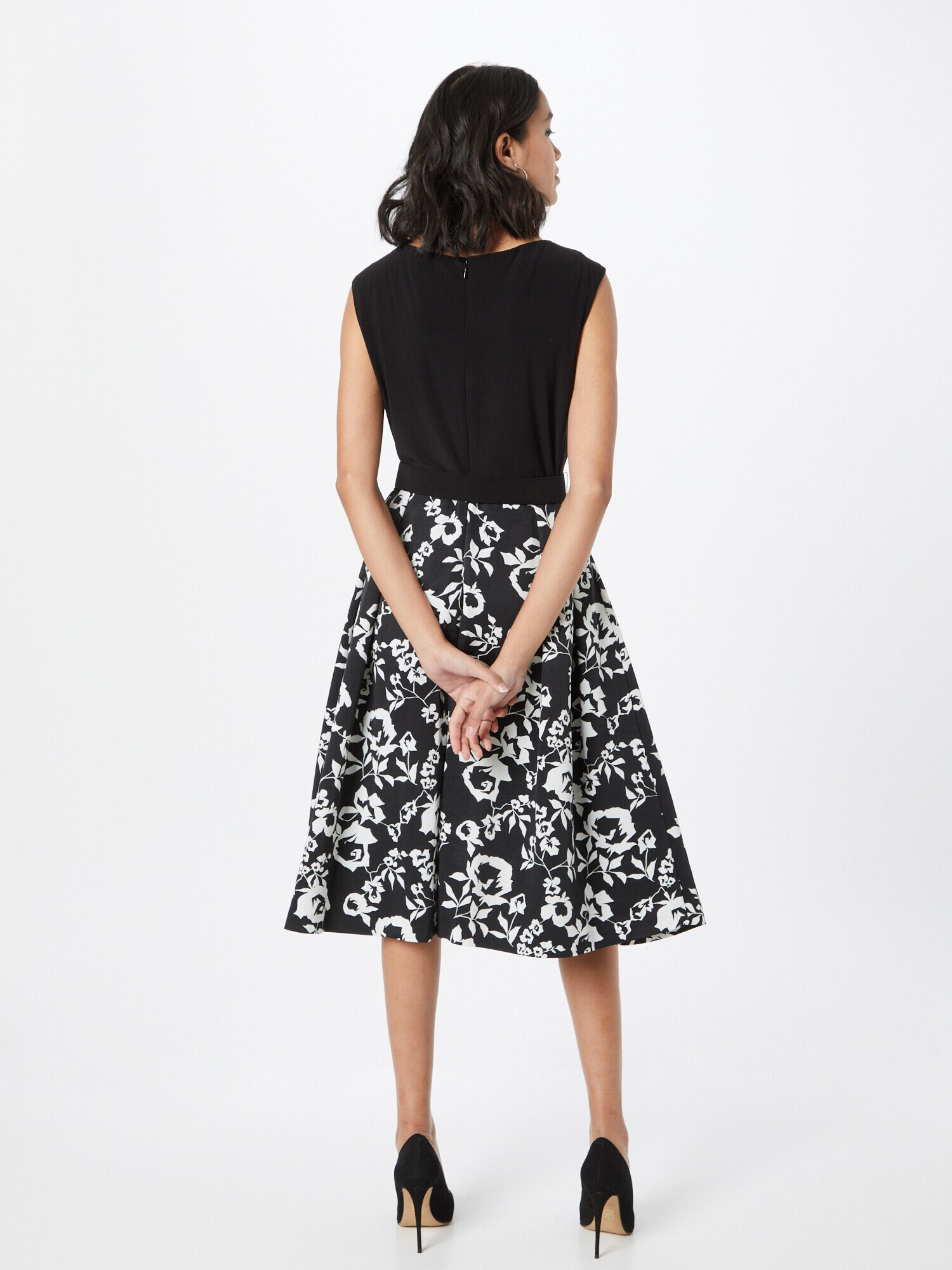 Lauren Ralph Lauren Rochie de cocktail 'NOELLA' crem / negru - Pled.ro