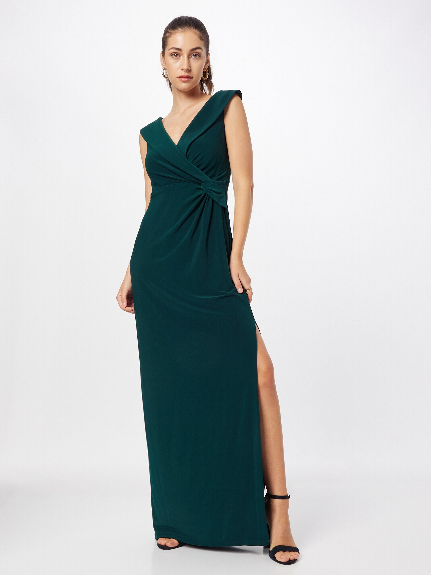 Lauren Ralph Lauren Rochie de seară 'LEONIDAS' verde închis - Pled.ro