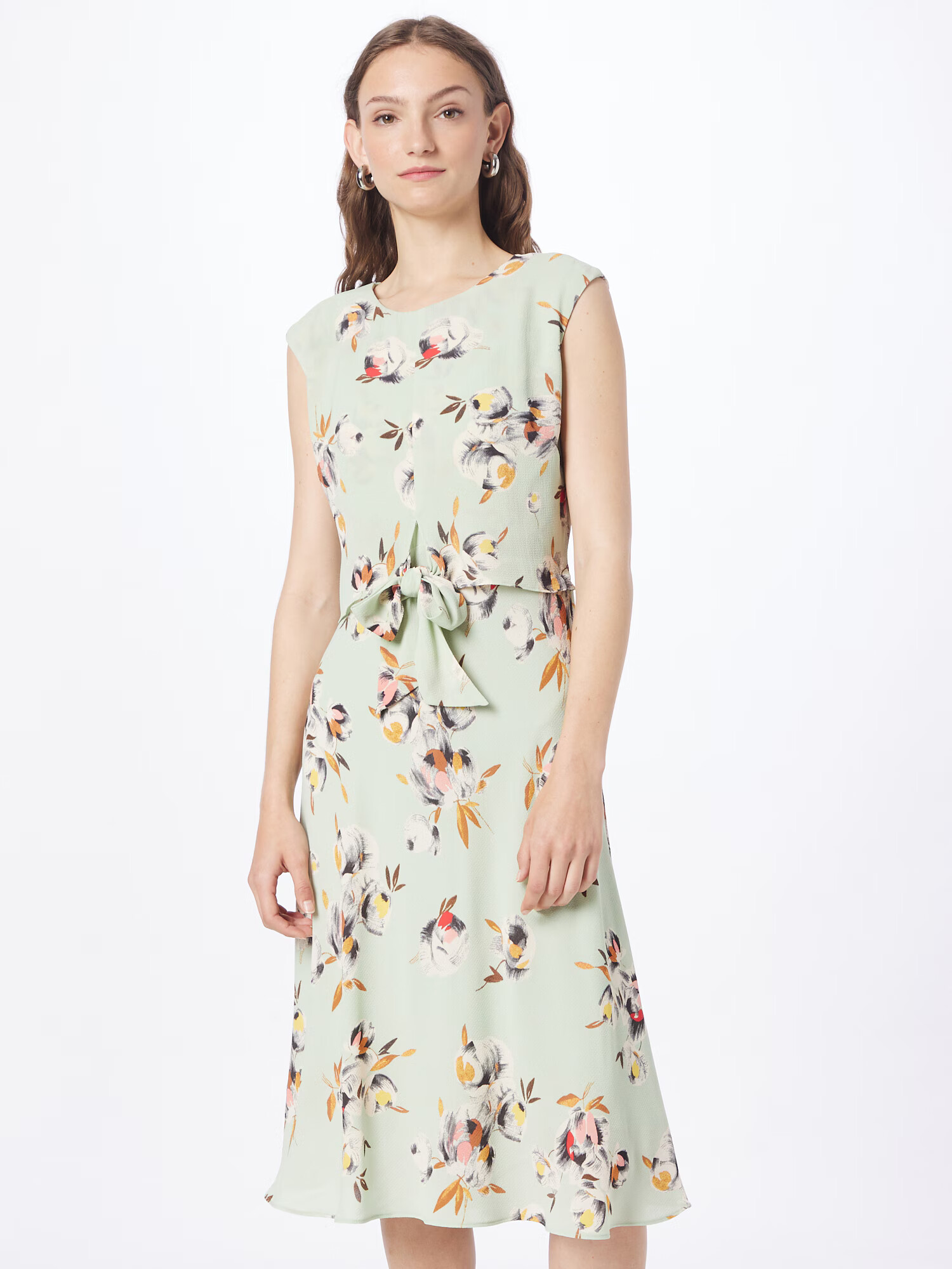 Lauren Ralph Lauren Rochie 'Fakhir' maro caramel / verde pastel / roșu / negru - Pled.ro