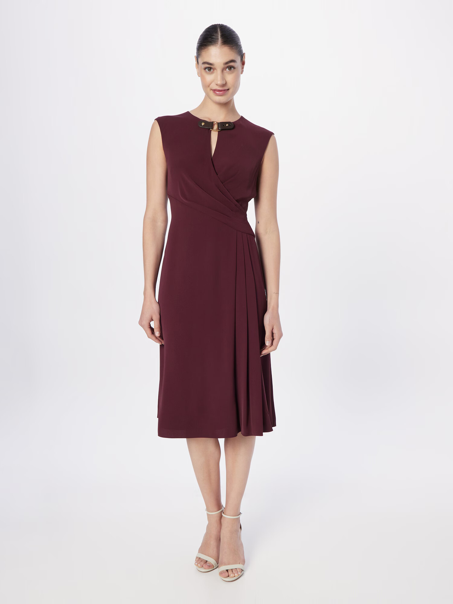 Lauren Ralph Lauren Rochie mulate 'KAYTLIN' roșu burgundy - Pled.ro