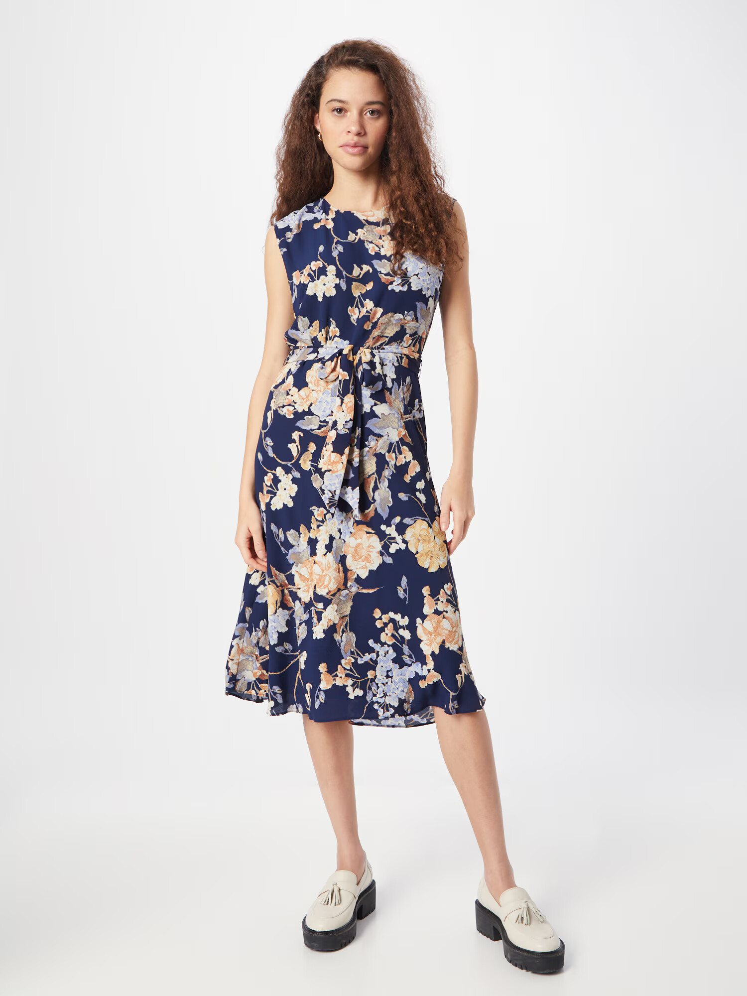 Lauren Ralph Lauren Rochie 'VILODIE' bej / bleumarin / albastru fumuriu - Pled.ro