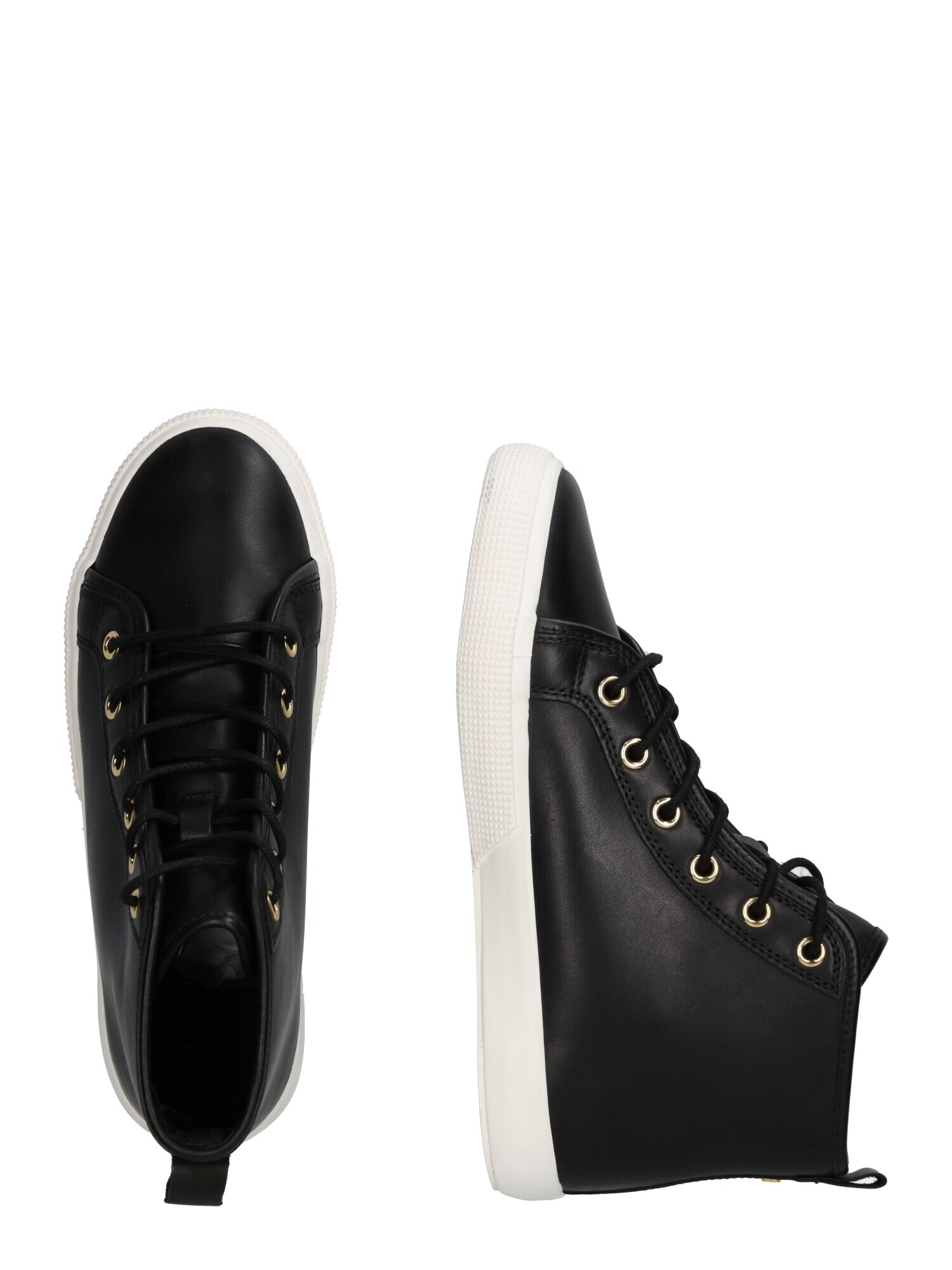 Lauren Ralph Lauren Sneaker înalt 'Jinger' auriu / negru - Pled.ro