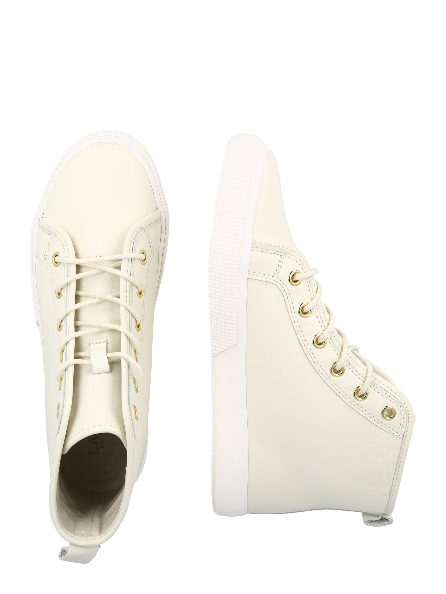 Lauren Ralph Lauren Sneaker înalt 'JINGER' crem - Pled.ro