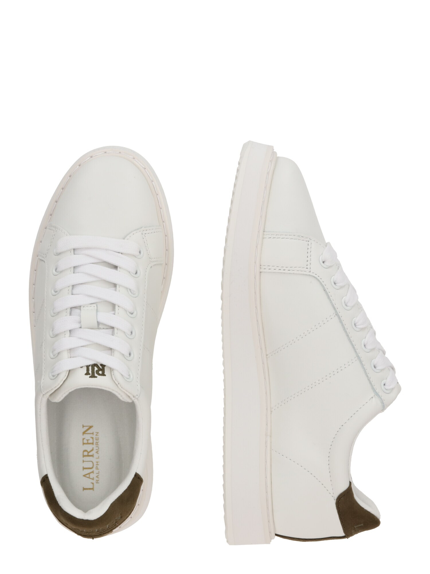 Lauren Ralph Lauren Sneaker low 'ANGELINE 4' maro închis / alb - Pled.ro