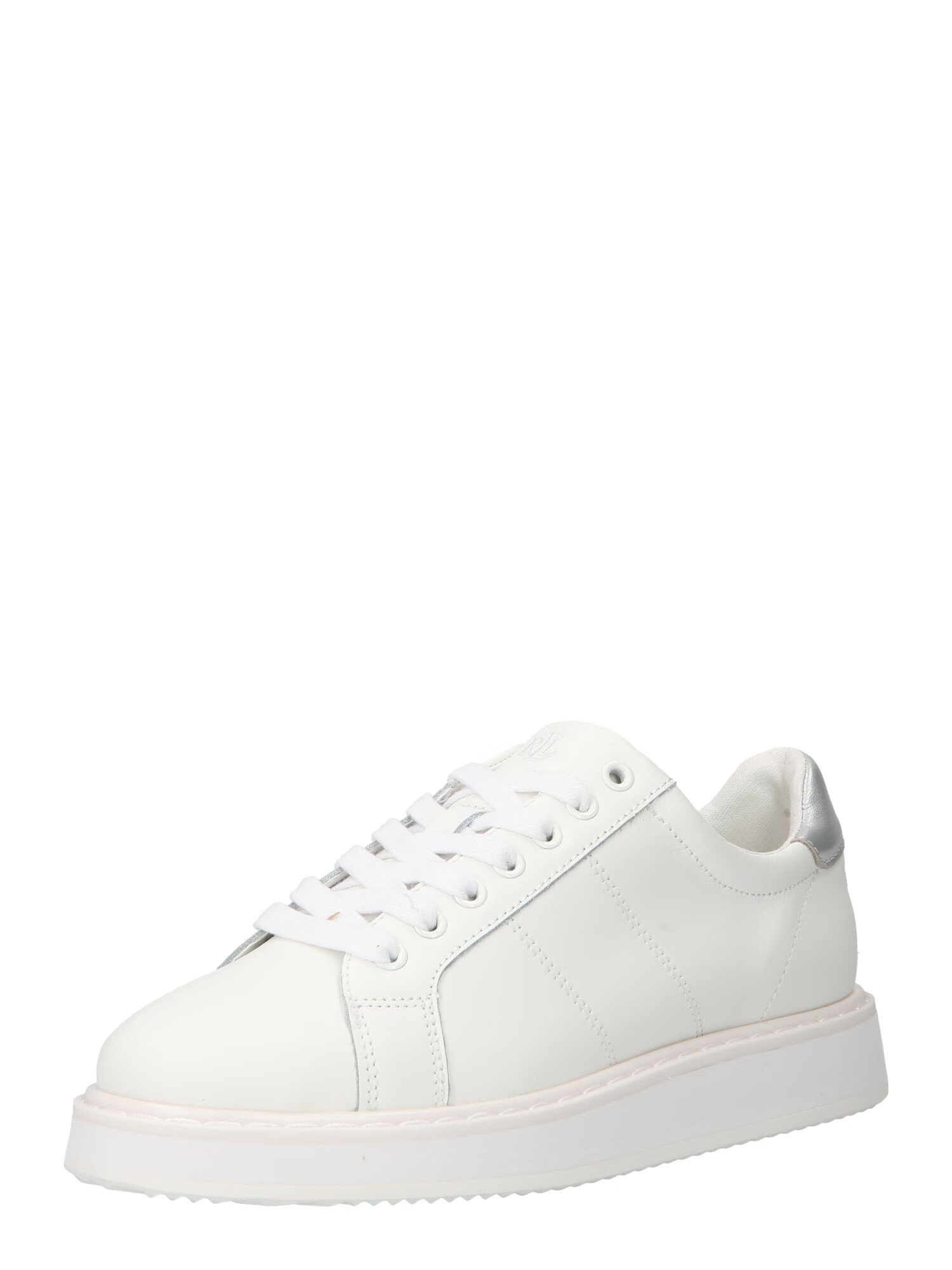 Lauren Ralph Lauren Sneaker low 'ANGELINE' argintiu / alb - Pled.ro