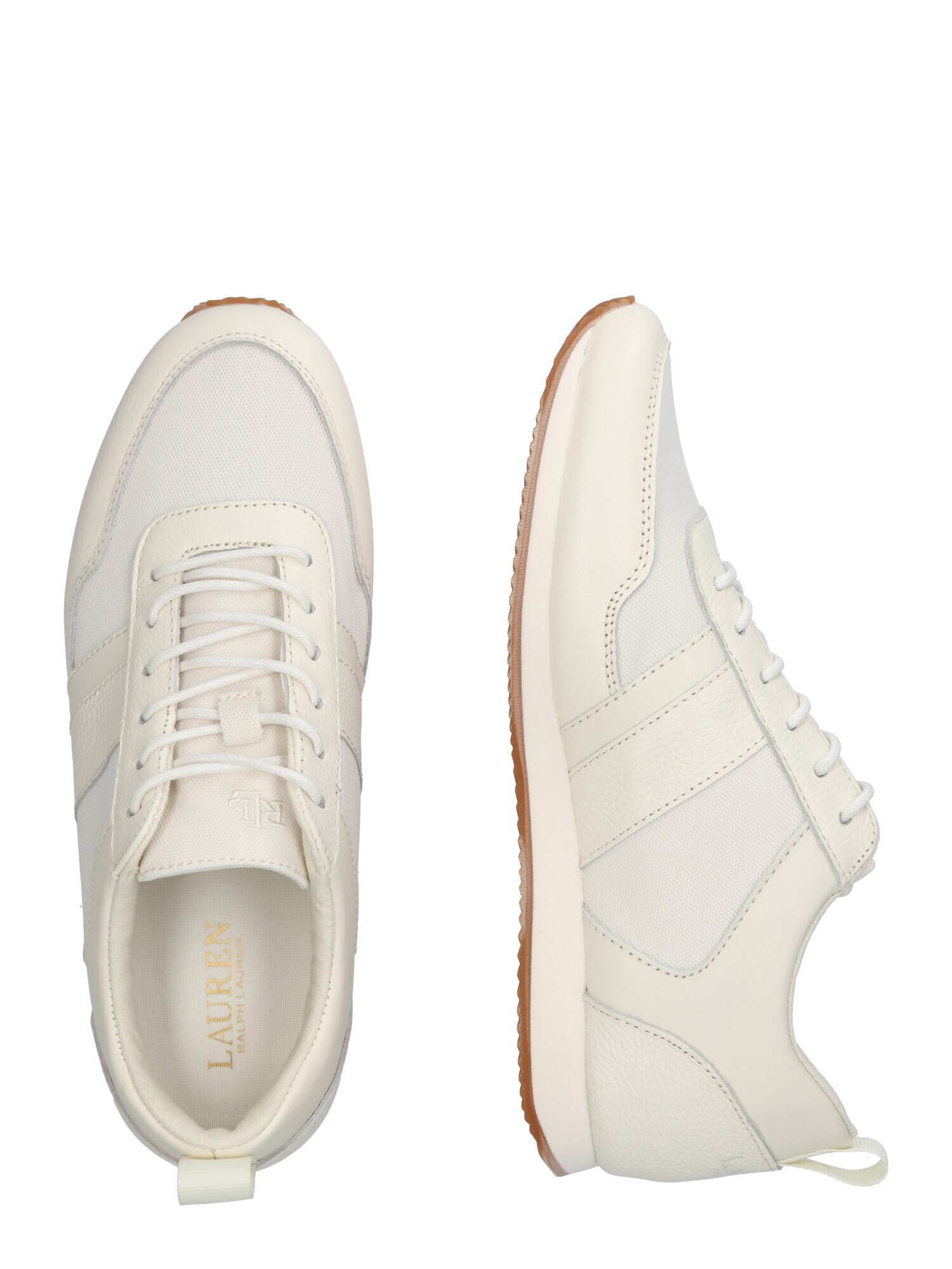 Lauren Ralph Lauren Sneaker low 'COLTEN' crem - Pled.ro