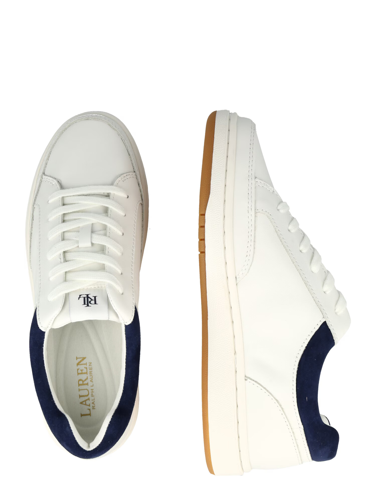 Lauren Ralph Lauren Sneaker low 'HAILEY' bleumarin / alb - Pled.ro