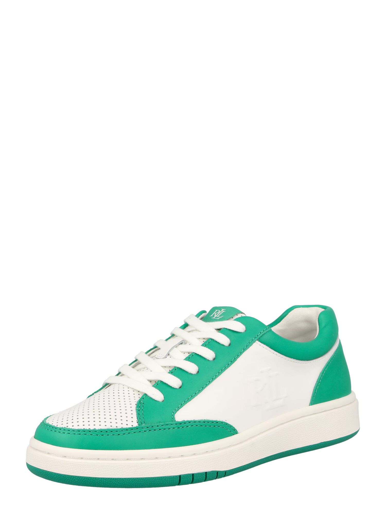 Lauren Ralph Lauren Sneaker low 'HAILEY II' verde jad / alb - Pled.ro