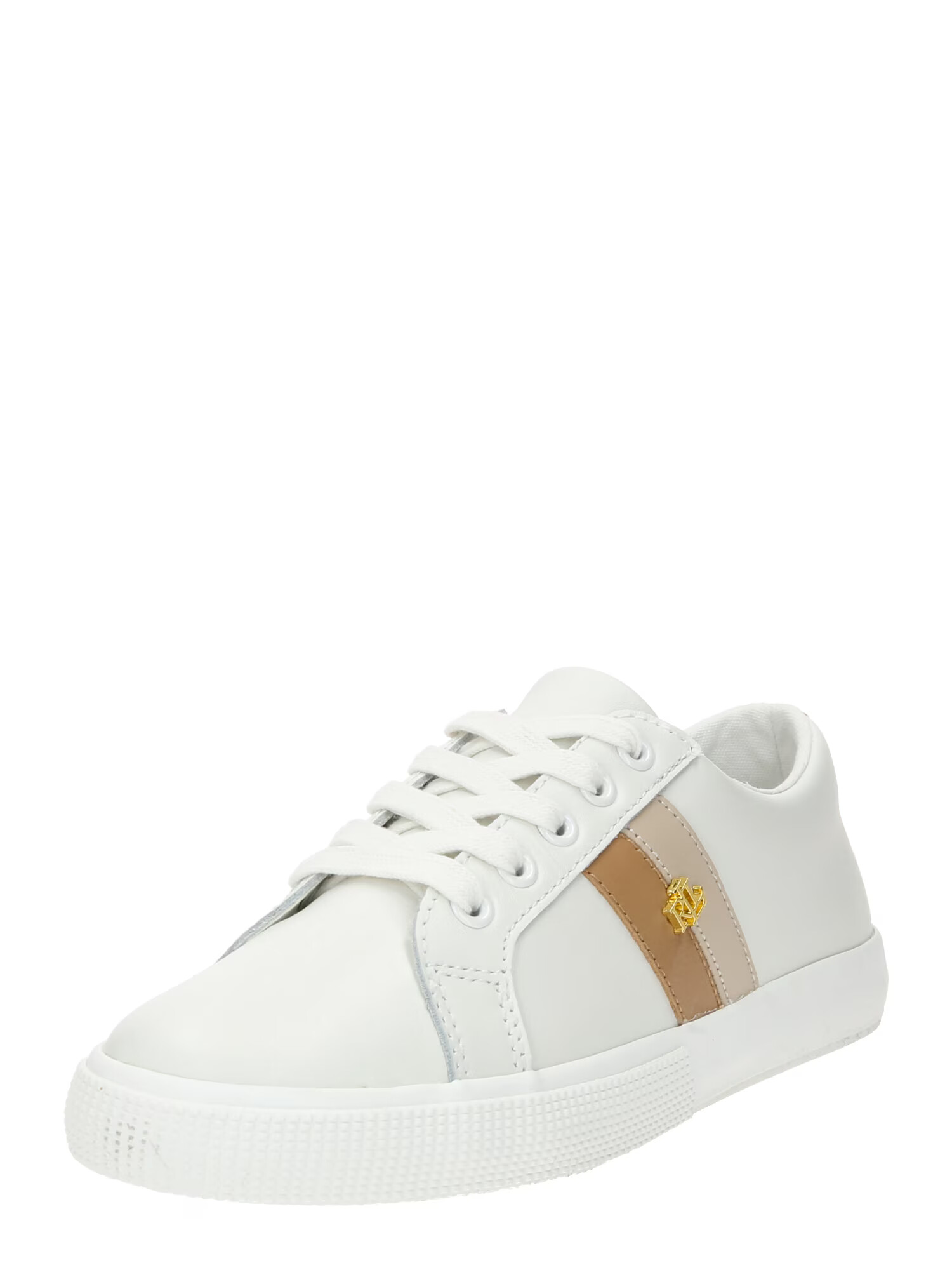 Lauren Ralph Lauren Sneaker low 'JANSON II' bej / maro cămilă / alb - Pled.ro