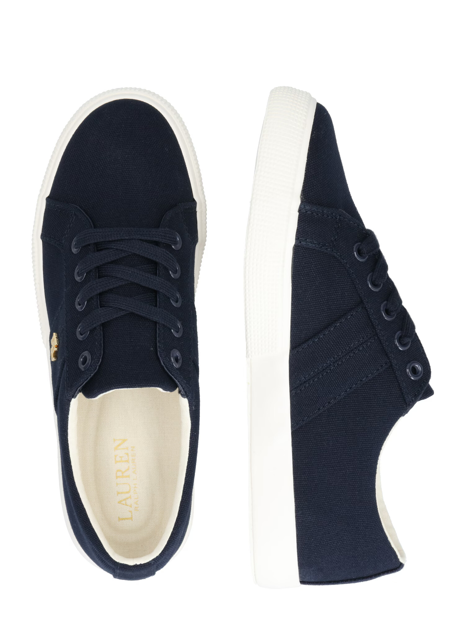 Lauren Ralph Lauren Sneaker low 'Jason' bleumarin / alb - Pled.ro