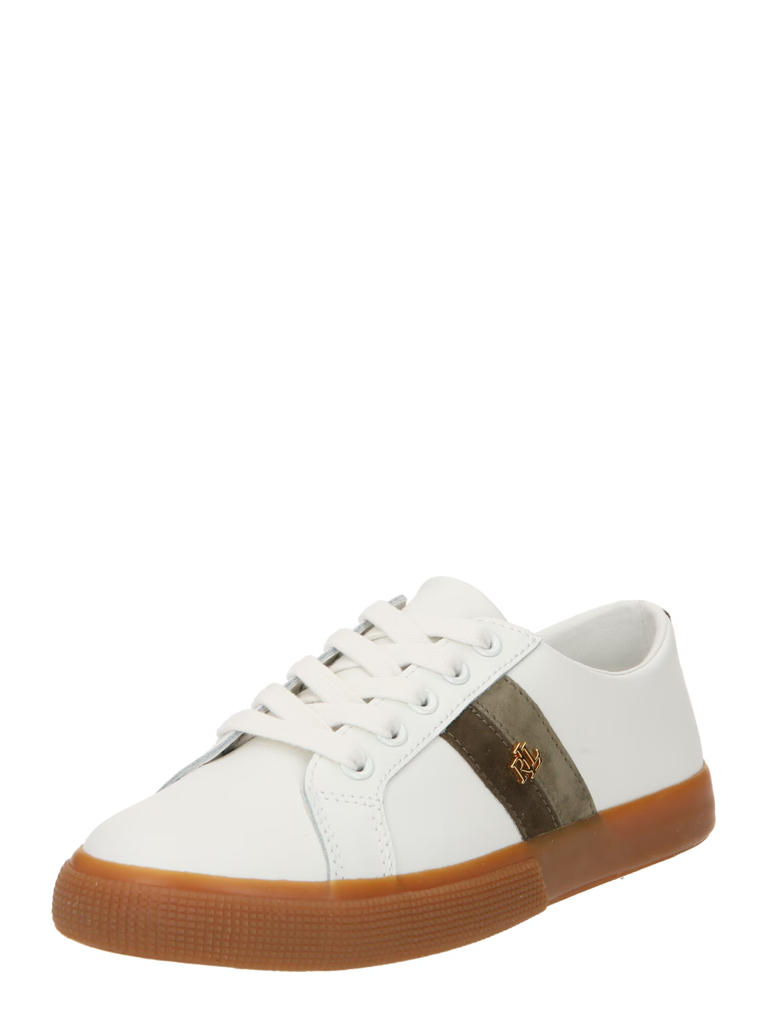 Lauren Ralph Lauren Sneaker low 'JANSON' kaki / oliv / alb - Pled.ro