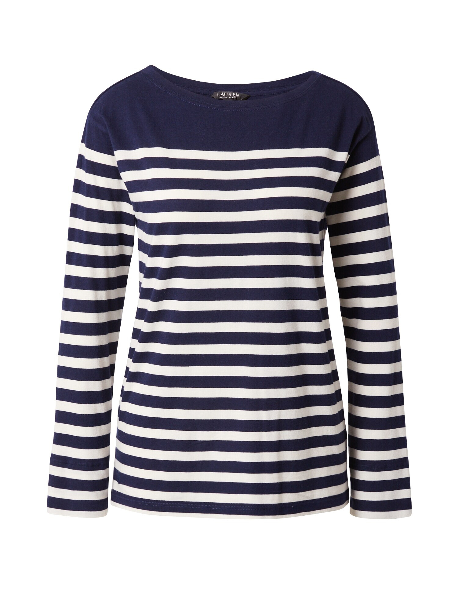 Lauren Ralph Lauren Tricou 'BASTRY' crem / bleumarin - Pled.ro