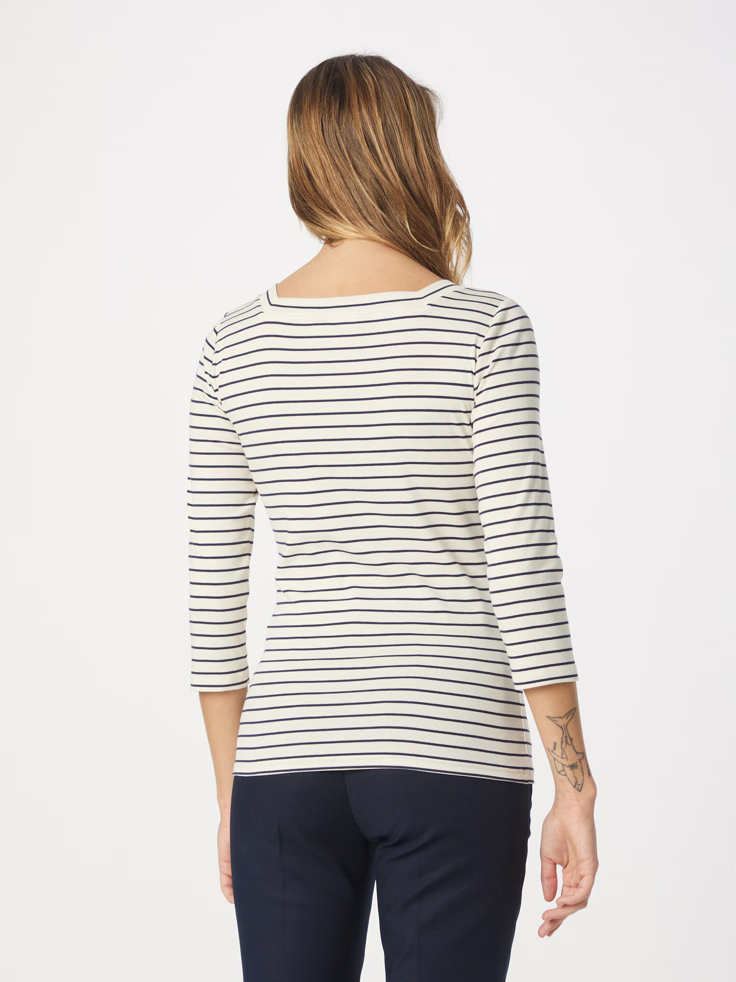 Lauren Ralph Lauren Tricou crem / bleumarin - Pled.ro