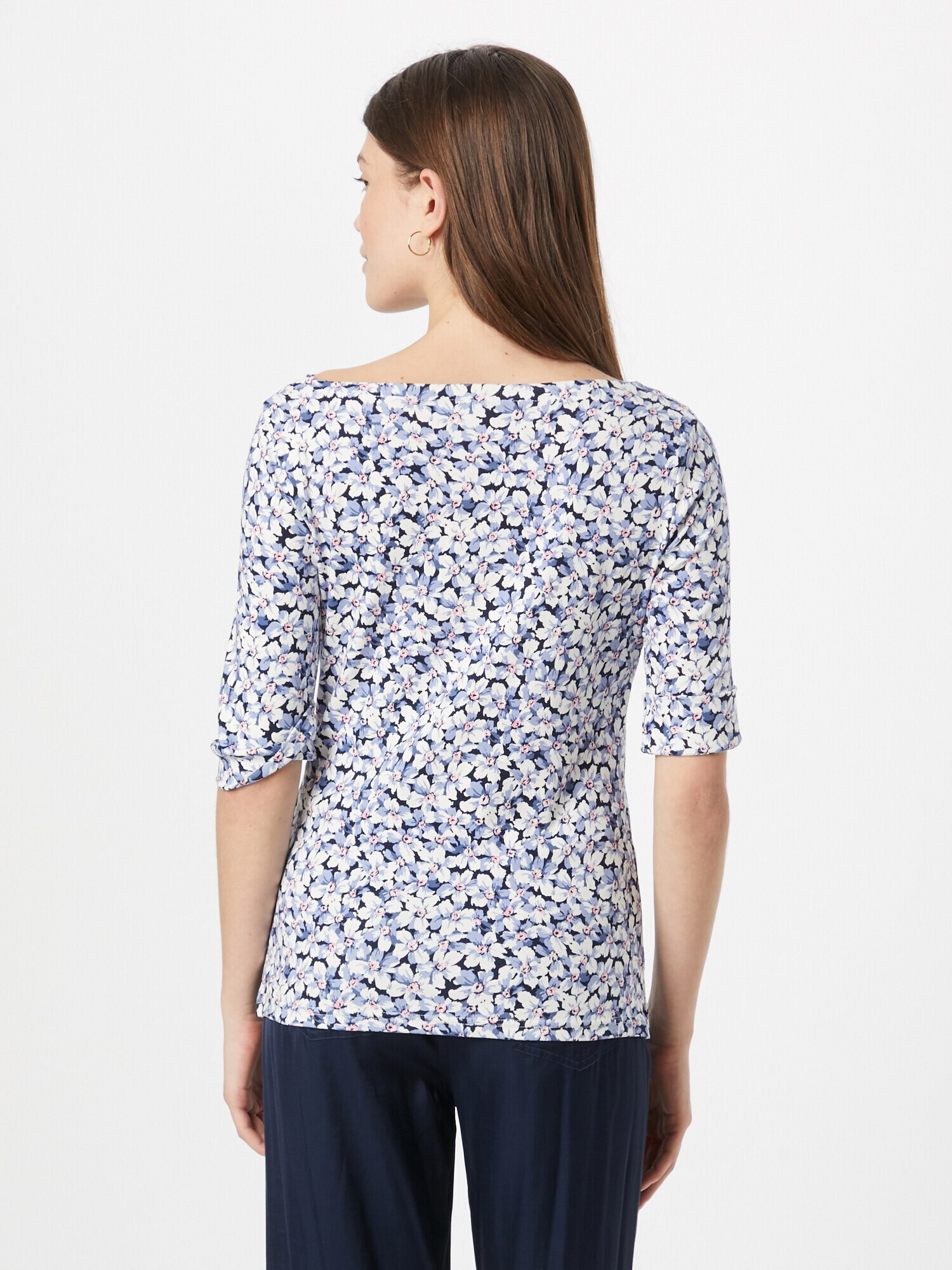 Lauren Ralph Lauren Tricou 'JUDY' albastru / albastru fumuriu / alb murdar - Pled.ro