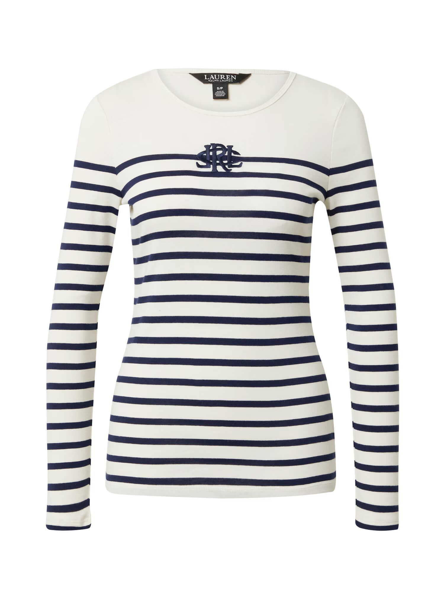 Lauren Ralph Lauren Tricou 'KATHARIN' crem / bleumarin - Pled.ro