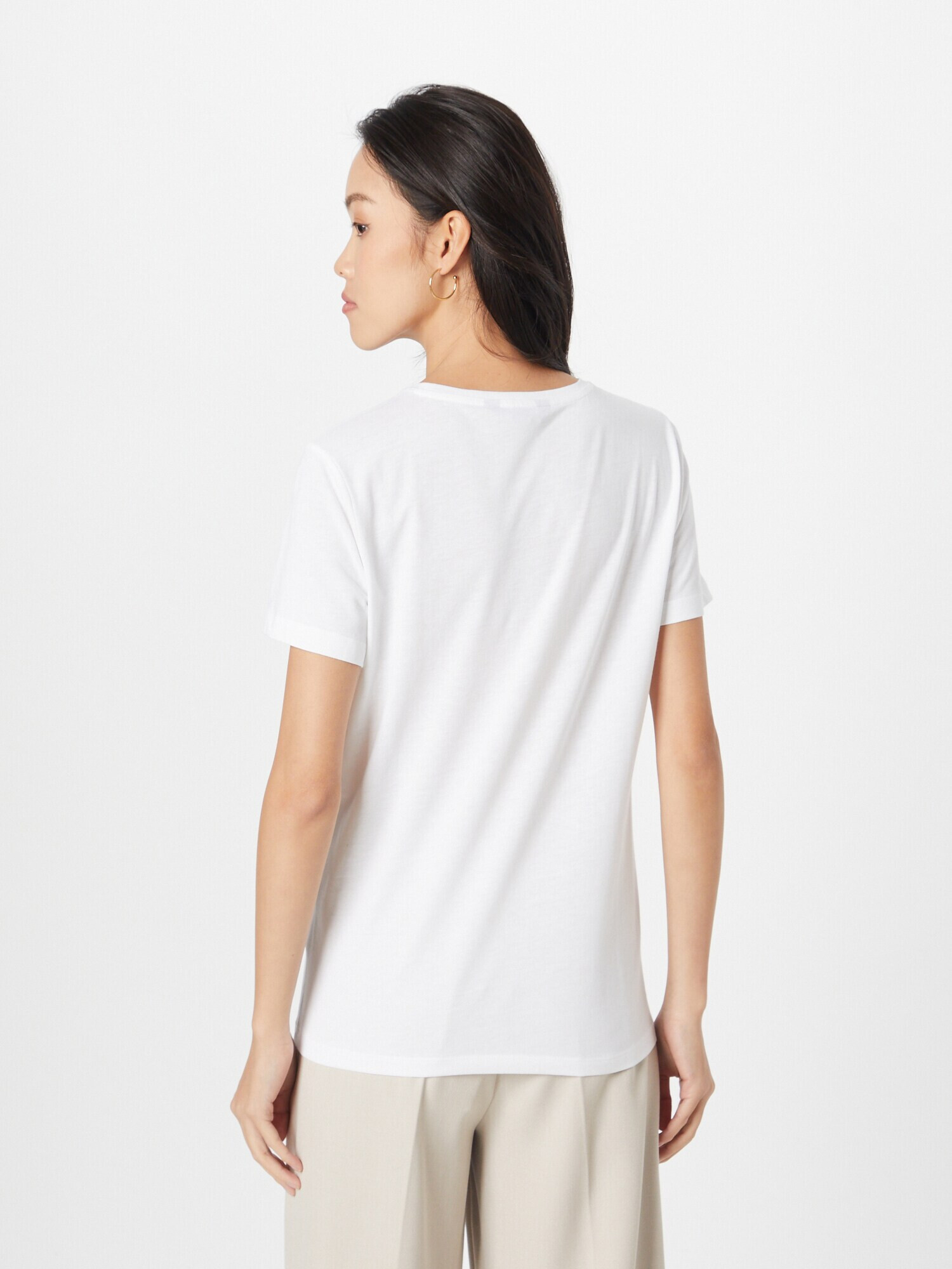 Lauren Ralph Lauren Tricou 'KATLIN' albastru fumuriu / alb - Pled.ro