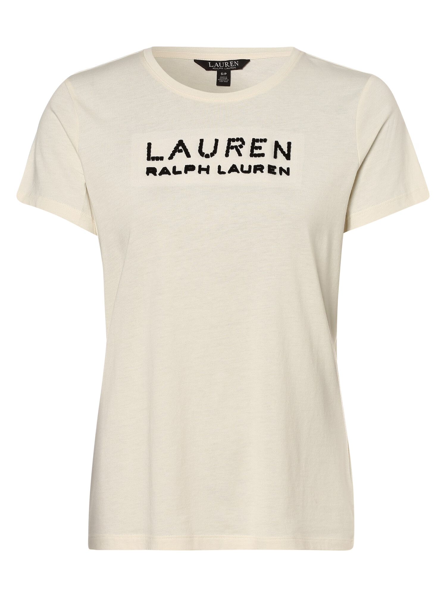 Lauren Ralph Lauren Tricou 'KATLIN' crem / negru - Pled.ro