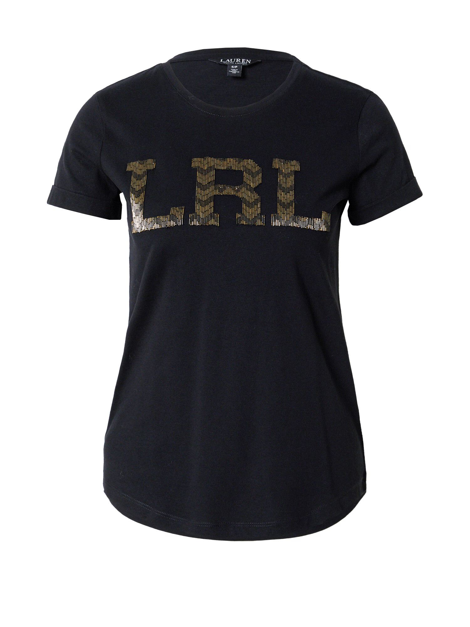 Lauren Ralph Lauren Tricou maro închis / negru - Pled.ro