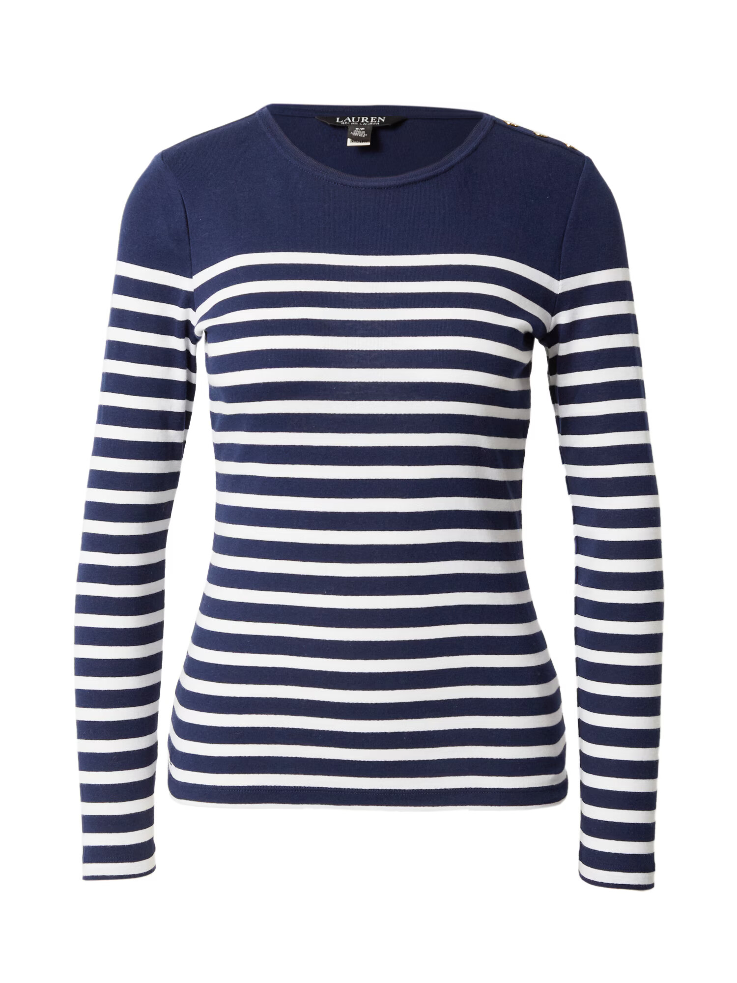 Lauren Ralph Lauren Tricou 'MULIATI' bleumarin / alb - Pled.ro