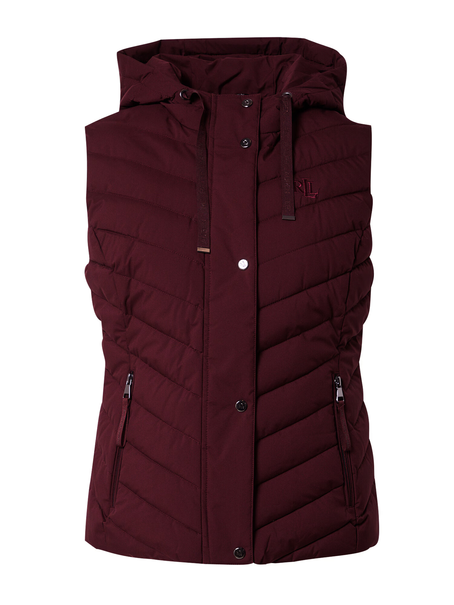 Lauren Ralph Lauren Vestă roșu burgundy - Pled.ro