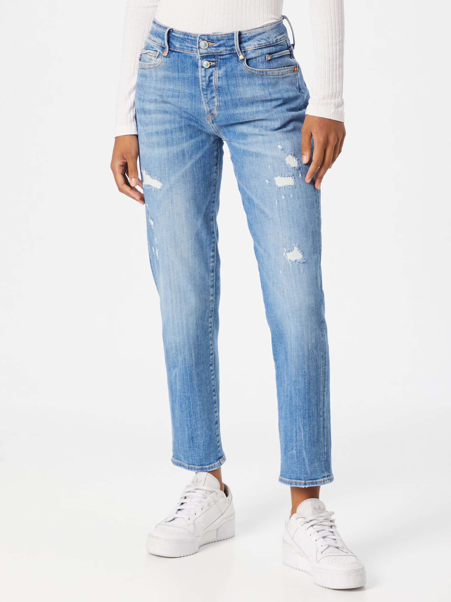 Le Temps Des Cerises Jeans albastru denim - Pled.ro