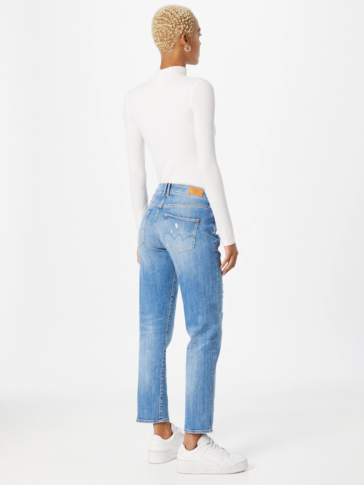 Le Temps Des Cerises Jeans albastru denim - Pled.ro