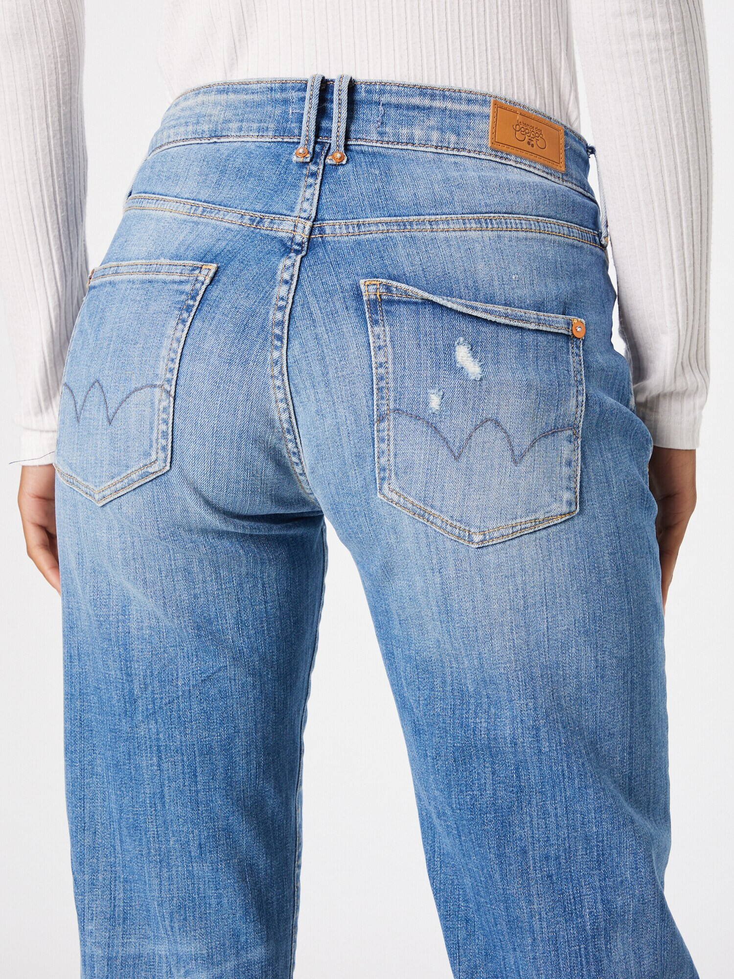 Le Temps Des Cerises Jeans albastru denim - Pled.ro