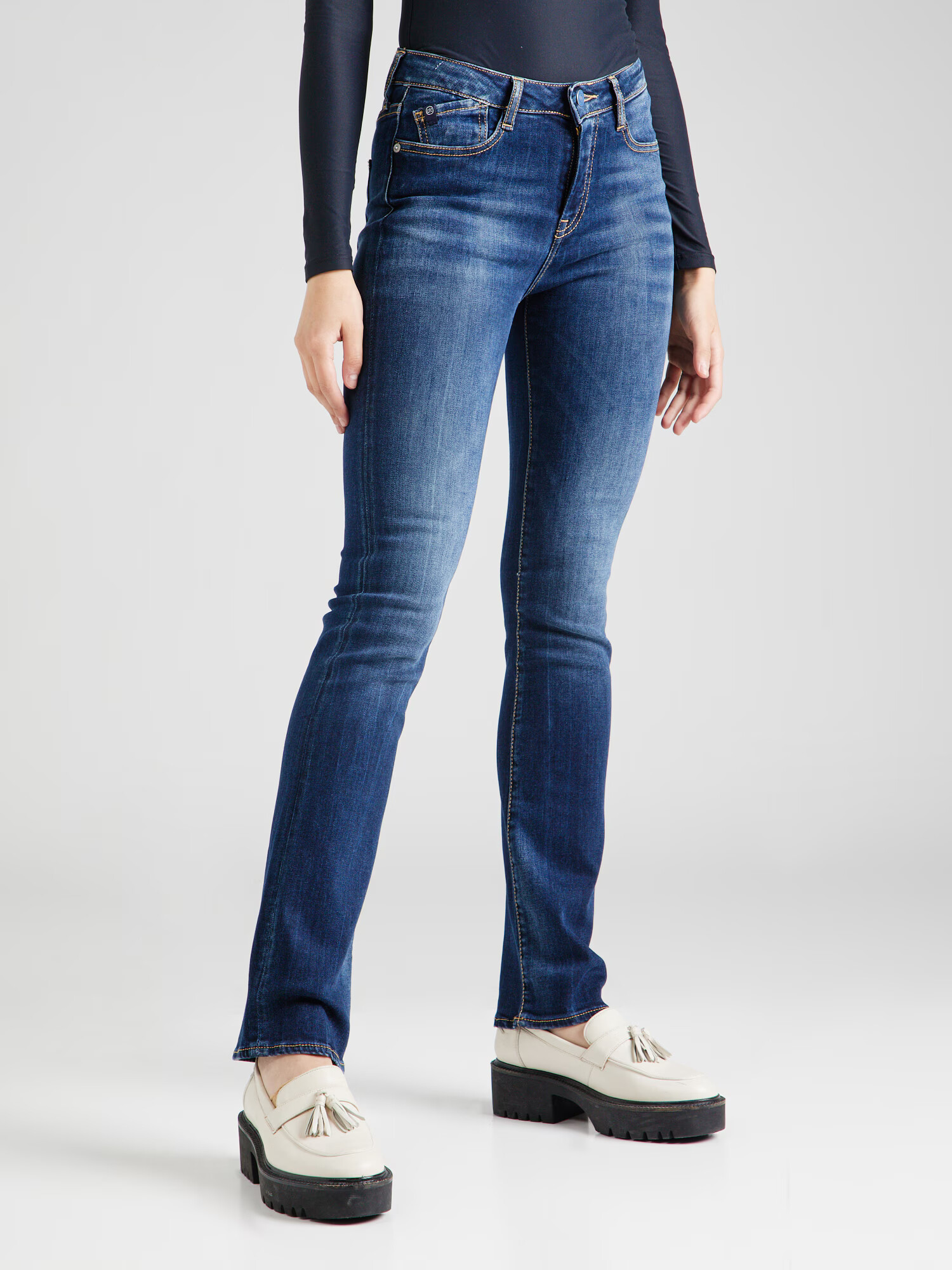 Le Temps Des Cerises Jeans 'Power' albastru denim - Pled.ro