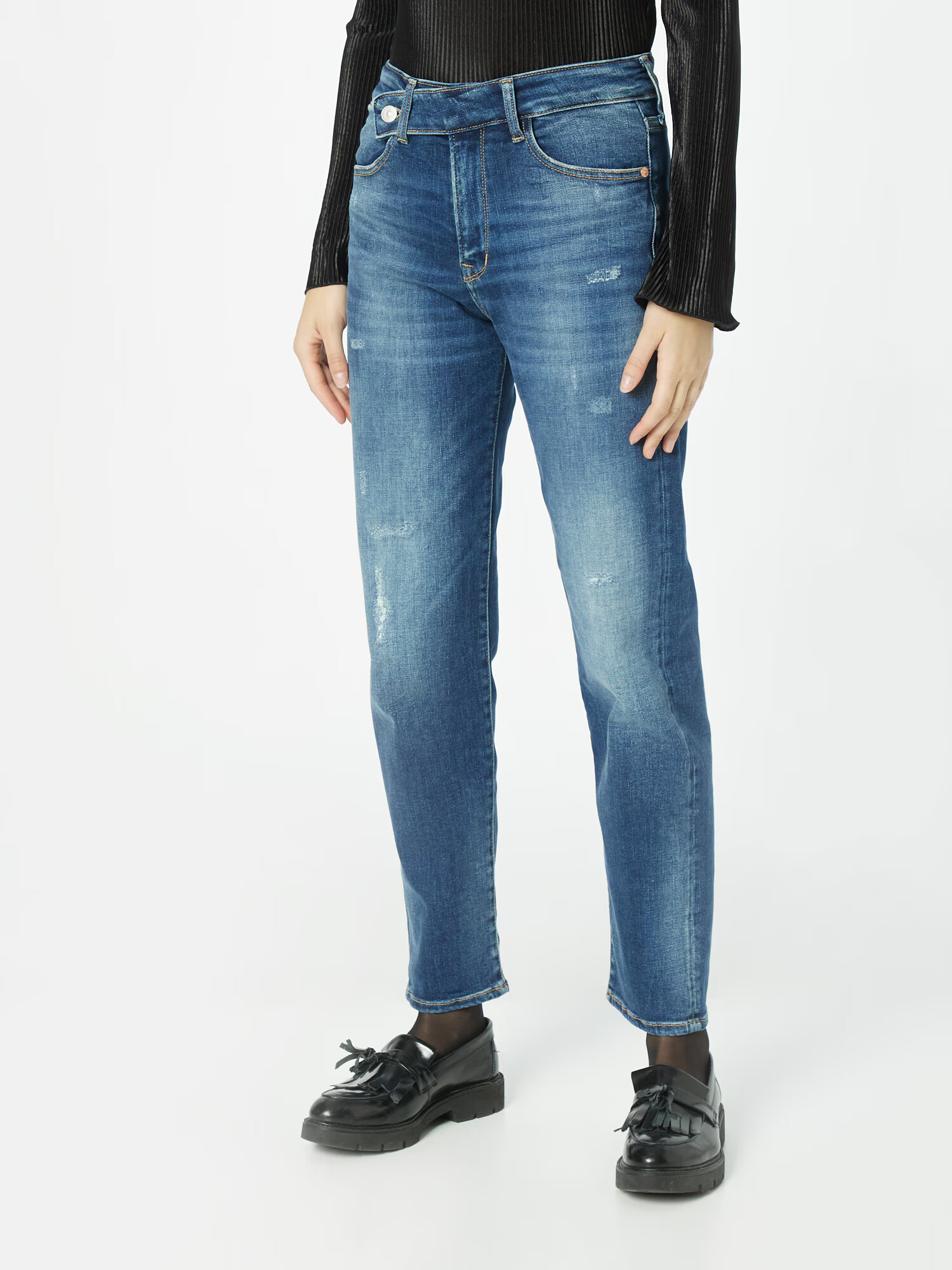 Le Temps Des Cerises Jeans albastru denim - Pled.ro