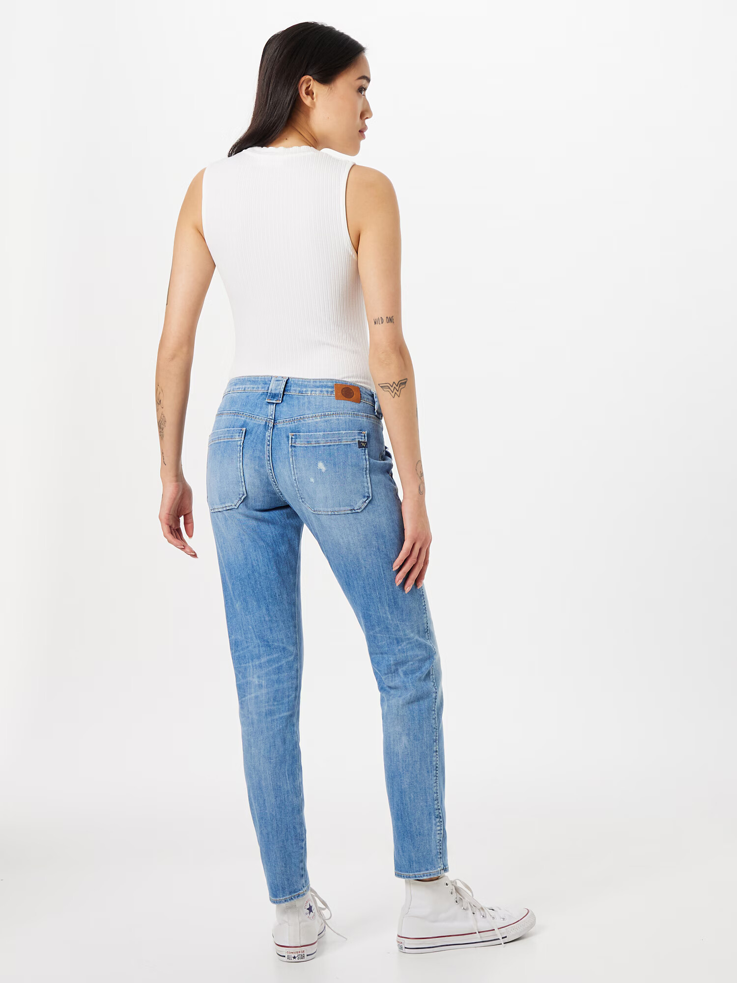 Le Temps Des Cerises Jeans albastru denim - Pled.ro