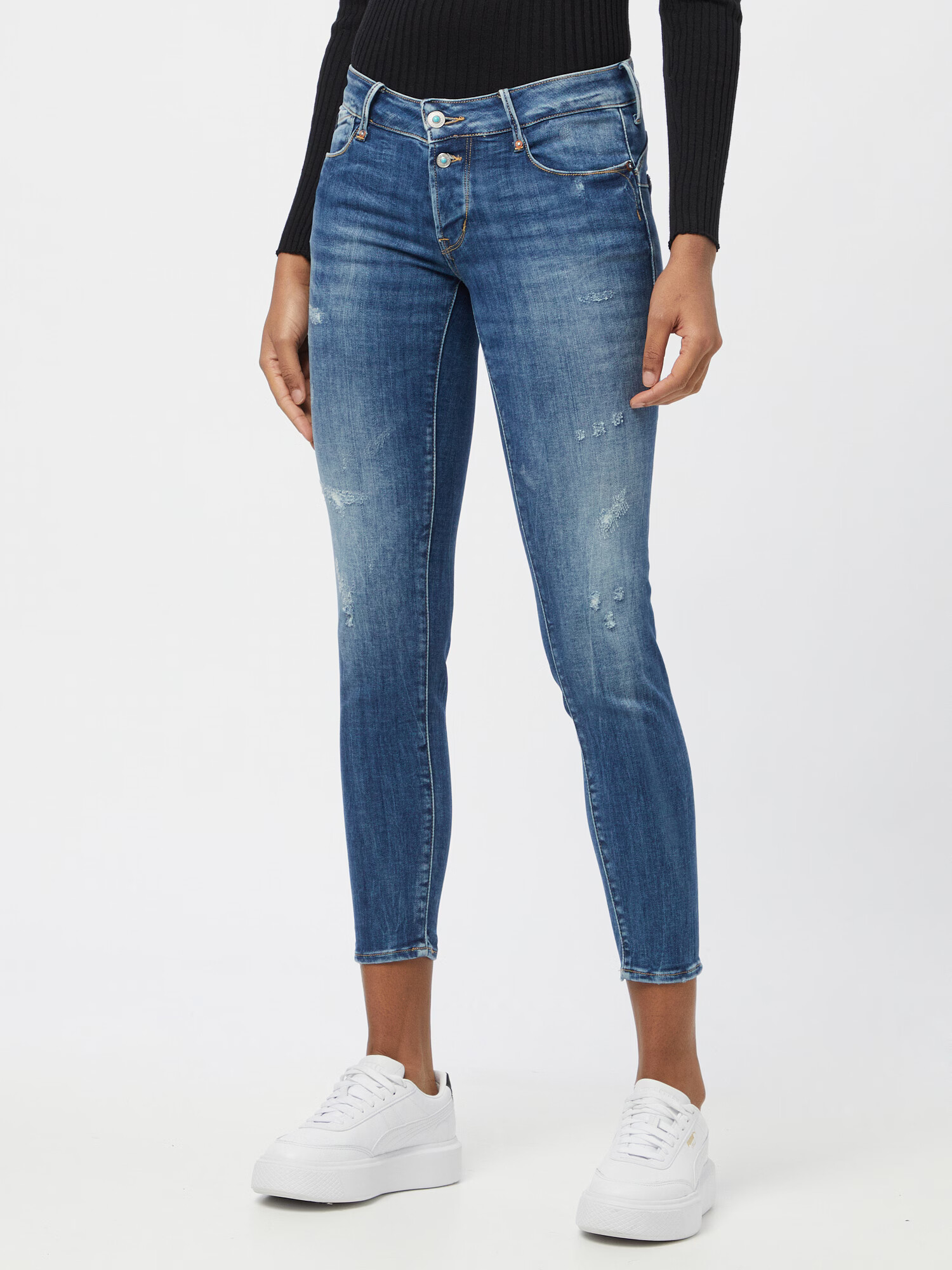 Le Temps Des Cerises Jeans albastru denim - Pled.ro