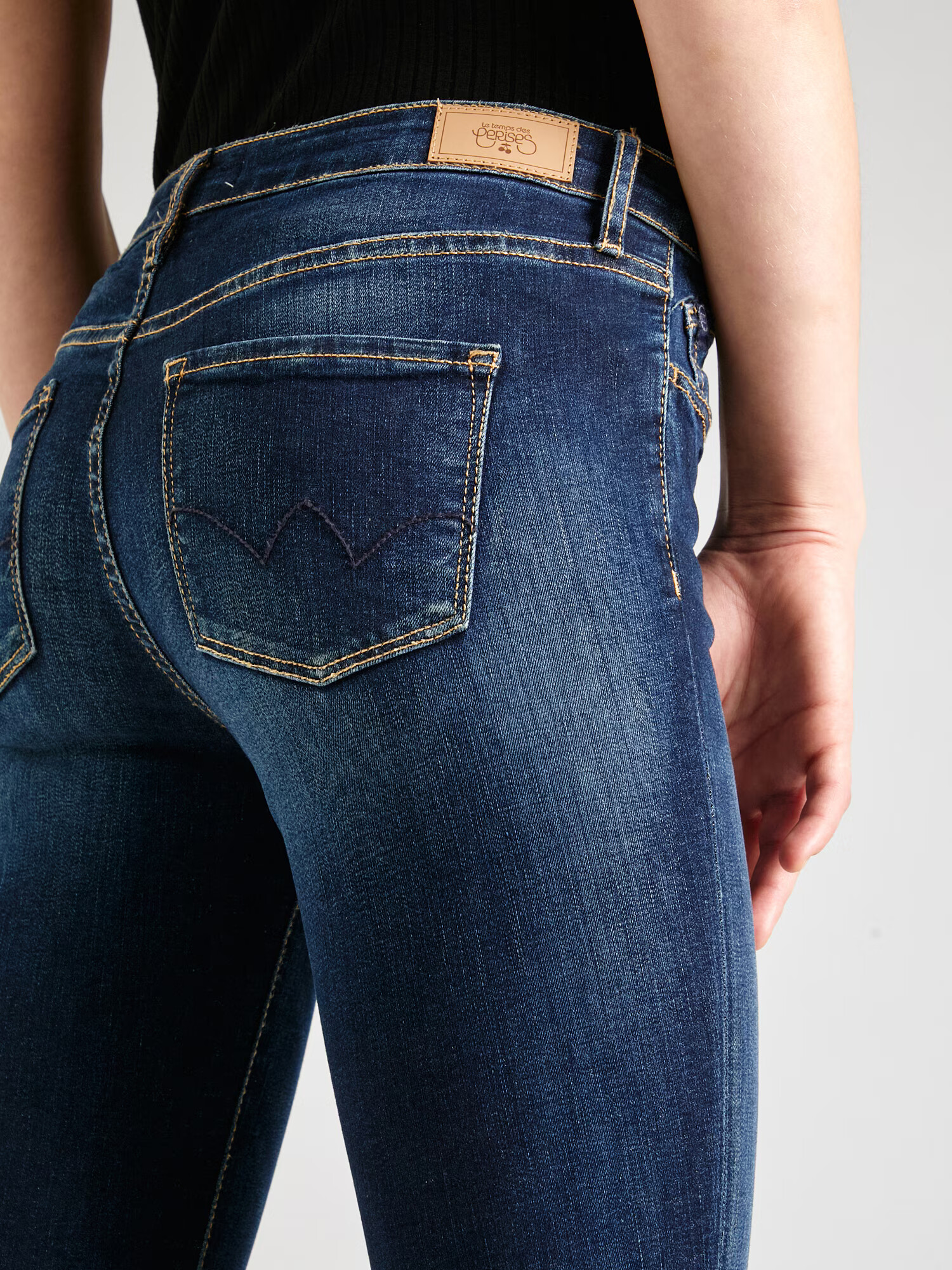 Le Temps Des Cerises Jeans 'POWER' albastru închis - Pled.ro