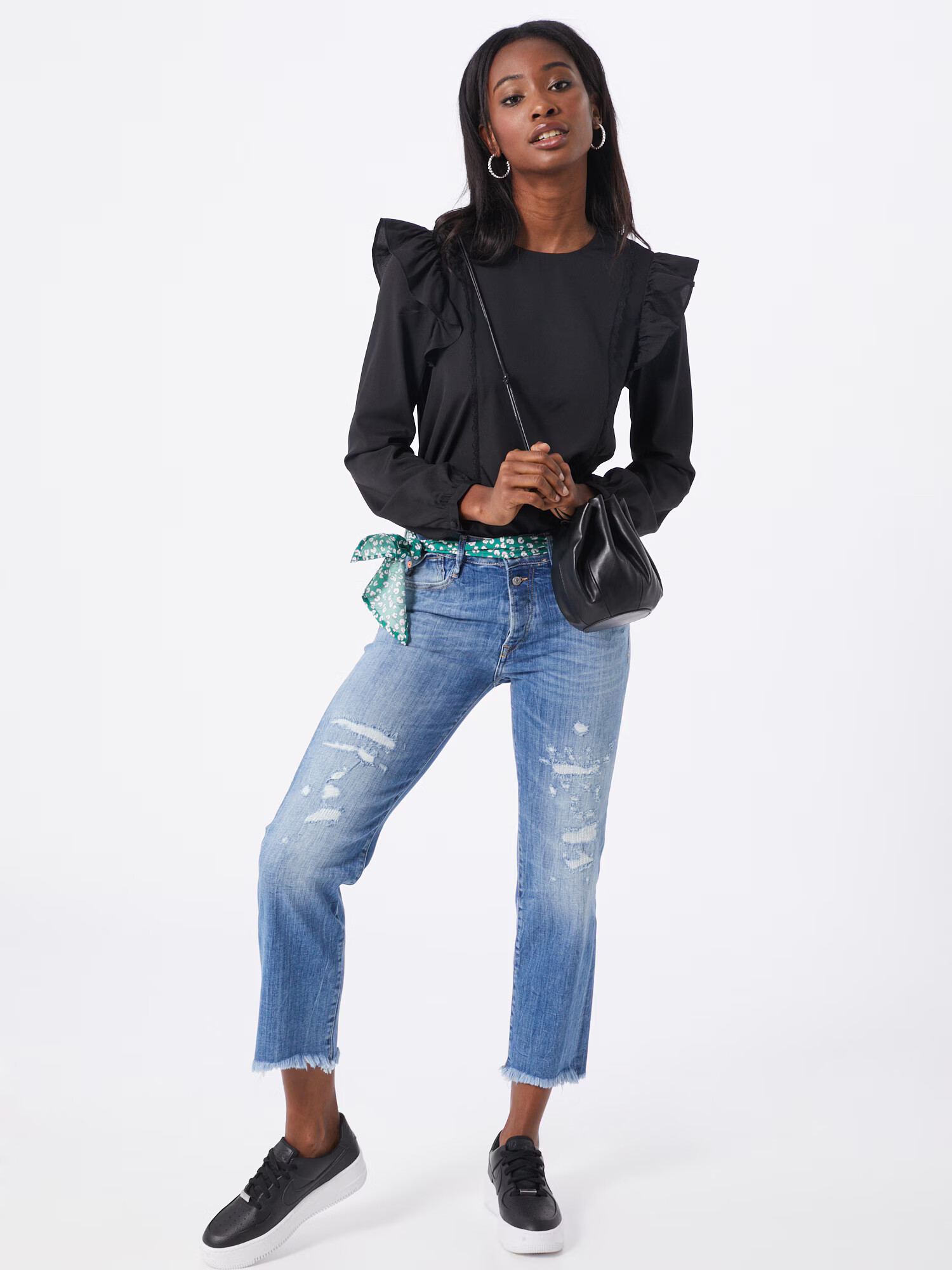 Le Temps Des Cerises Jeans 'PRECIOUS' albastru denim - Pled.ro