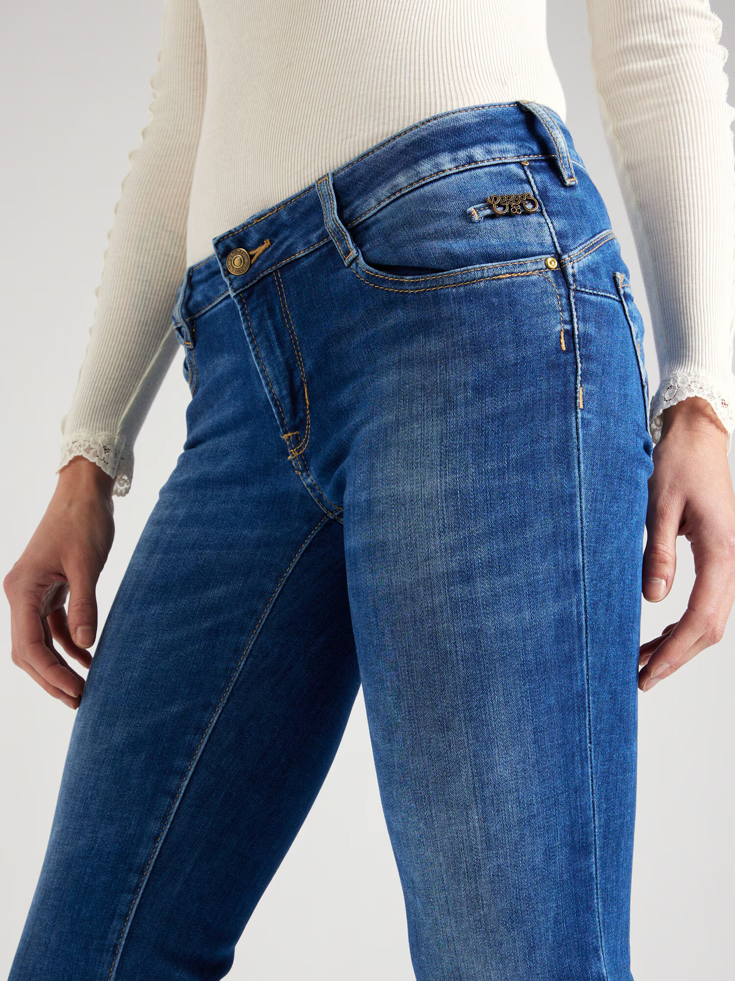 Le Temps Des Cerises Jeans 'Pulp' albastru denim - Pled.ro