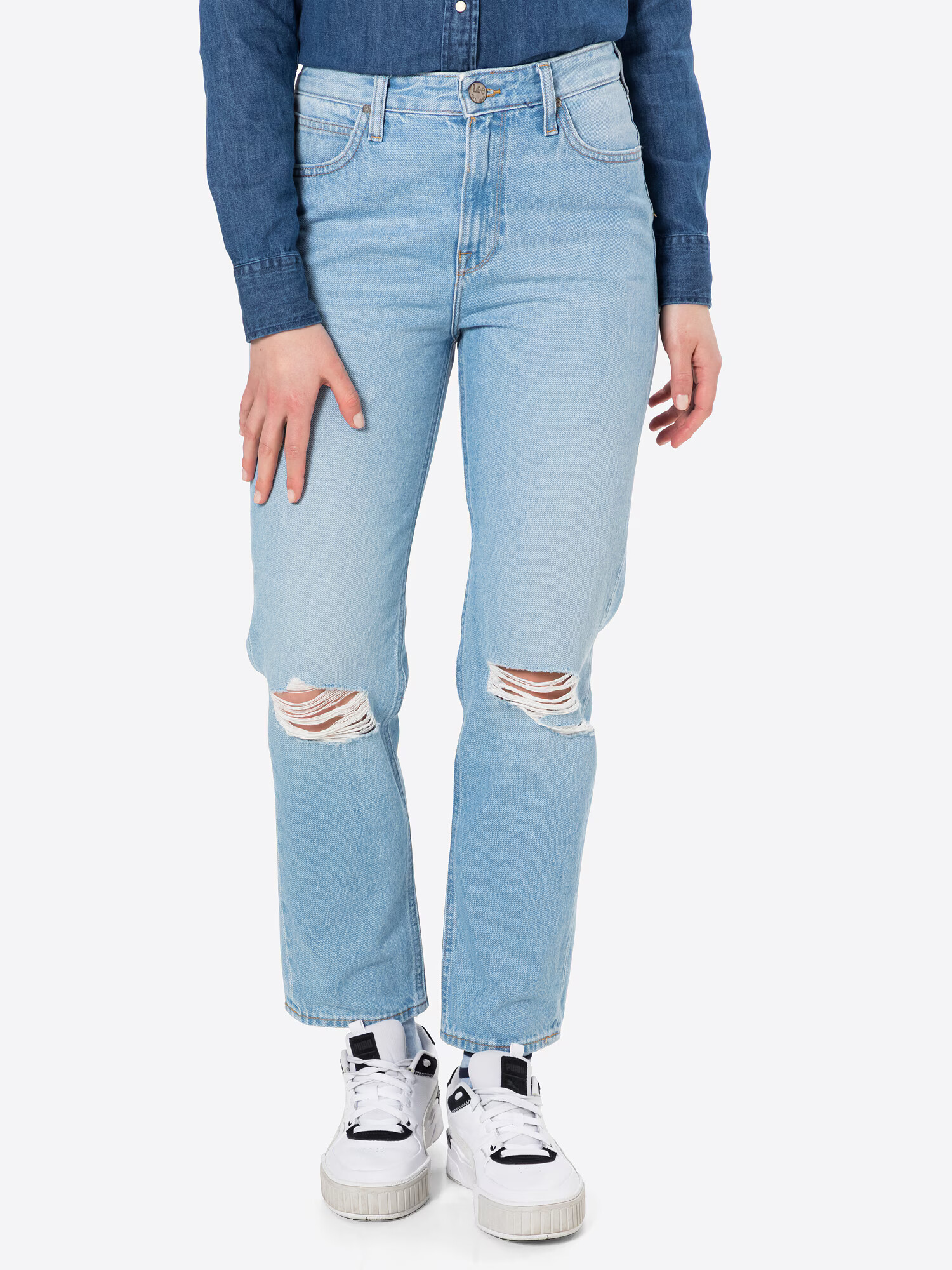 Lee Jeans 'Carol' albastru deschis - Pled.ro