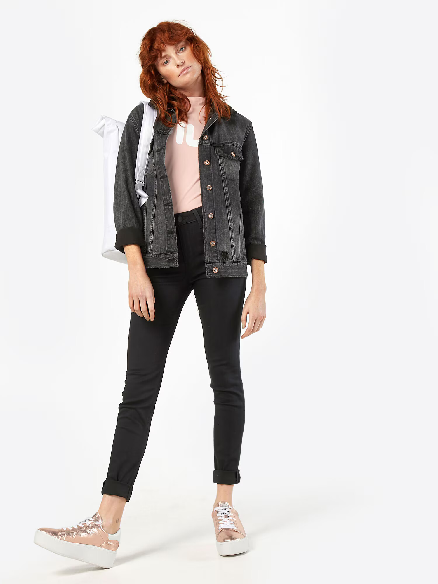 Lee Jeans 'Scarlett High' negru denim - Pled.ro