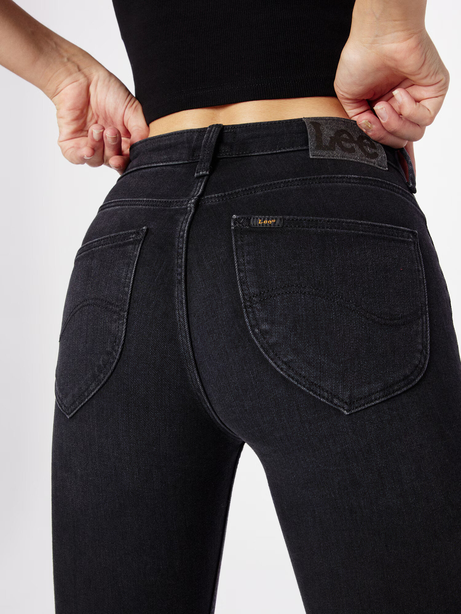 Lee Jeans 'Scarlett' negru denim - Pled.ro