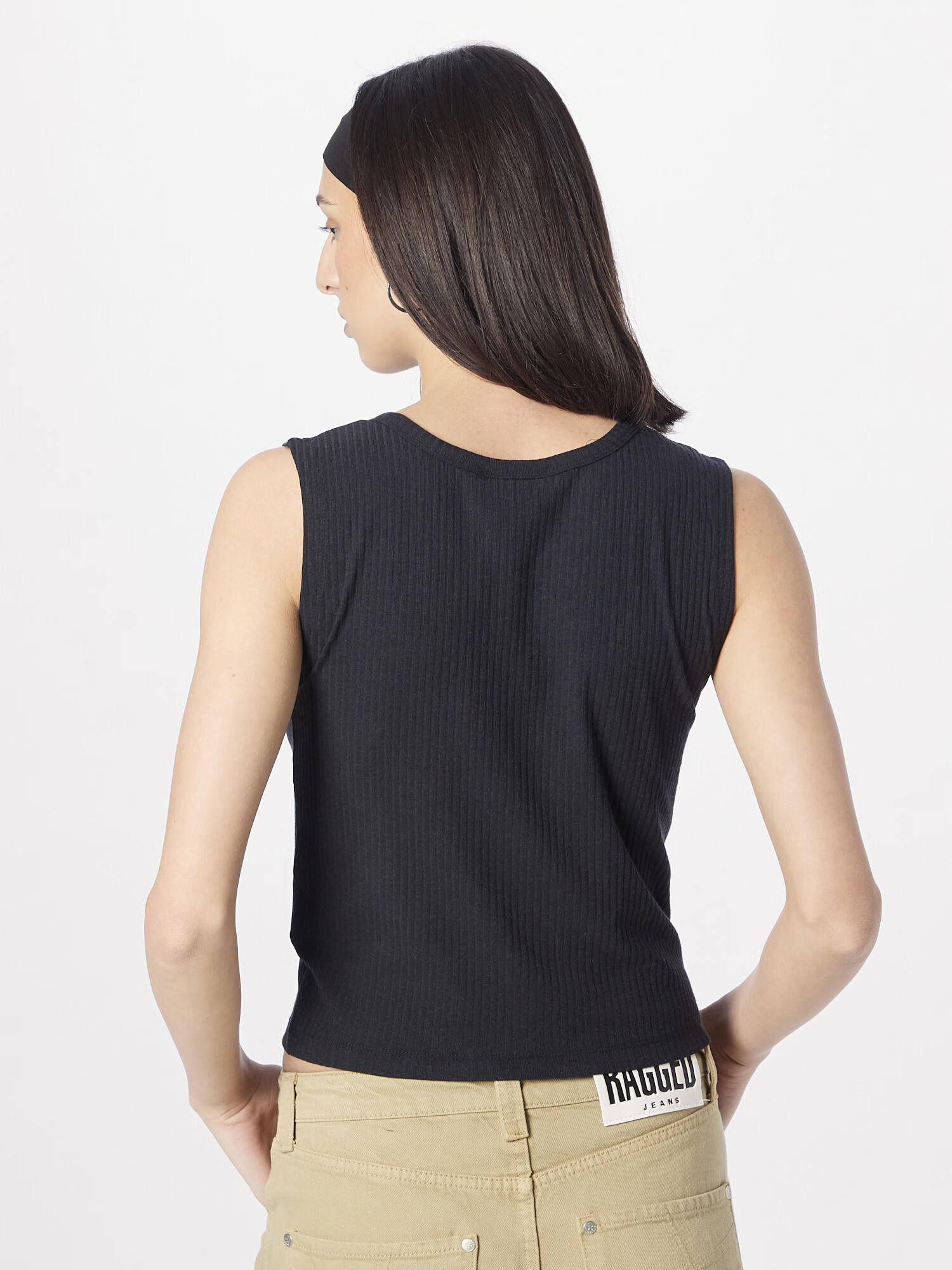 Lee Top negru / alb - Pled.ro