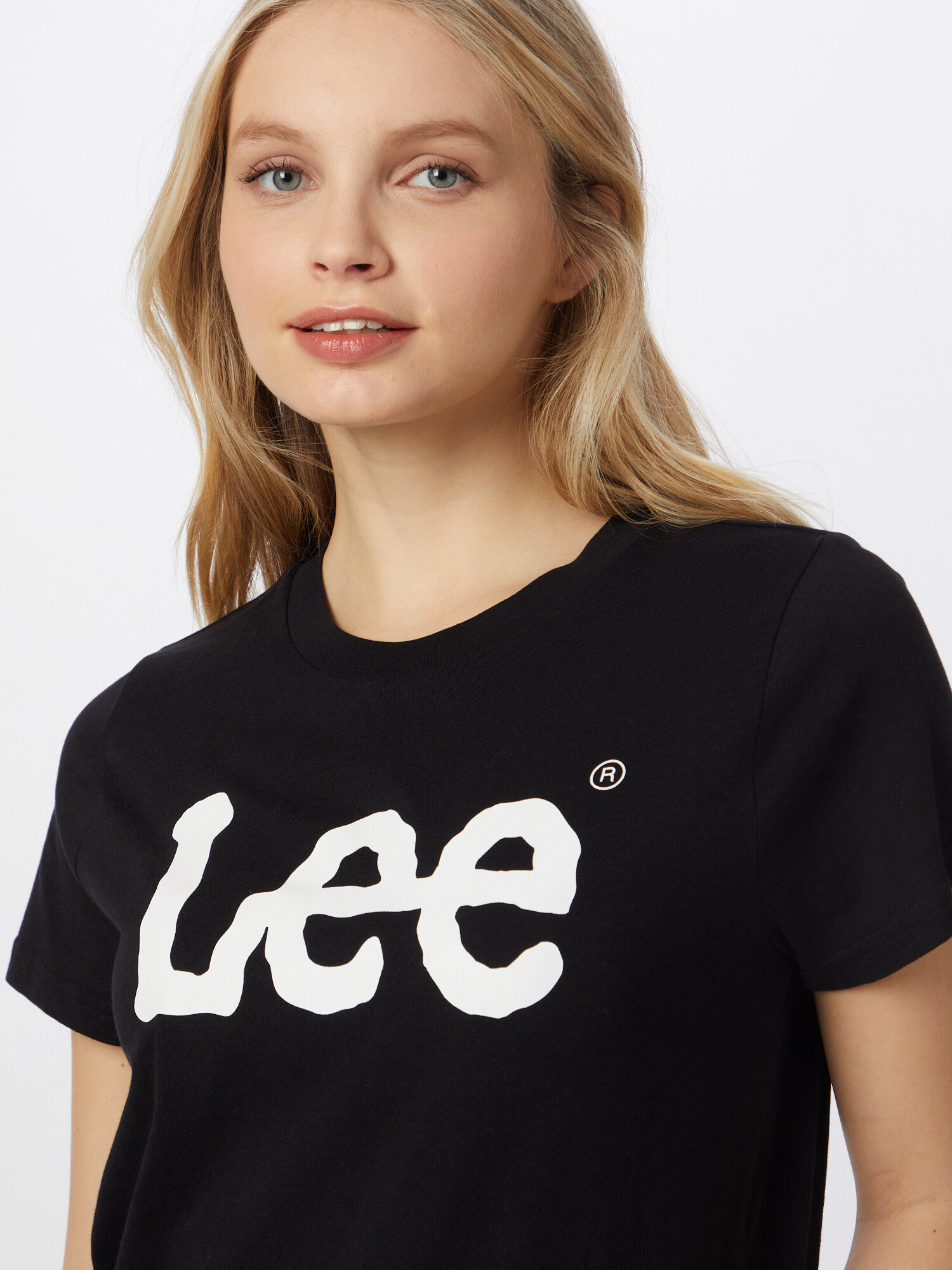 Lee Tricou negru / alb - Pled.ro