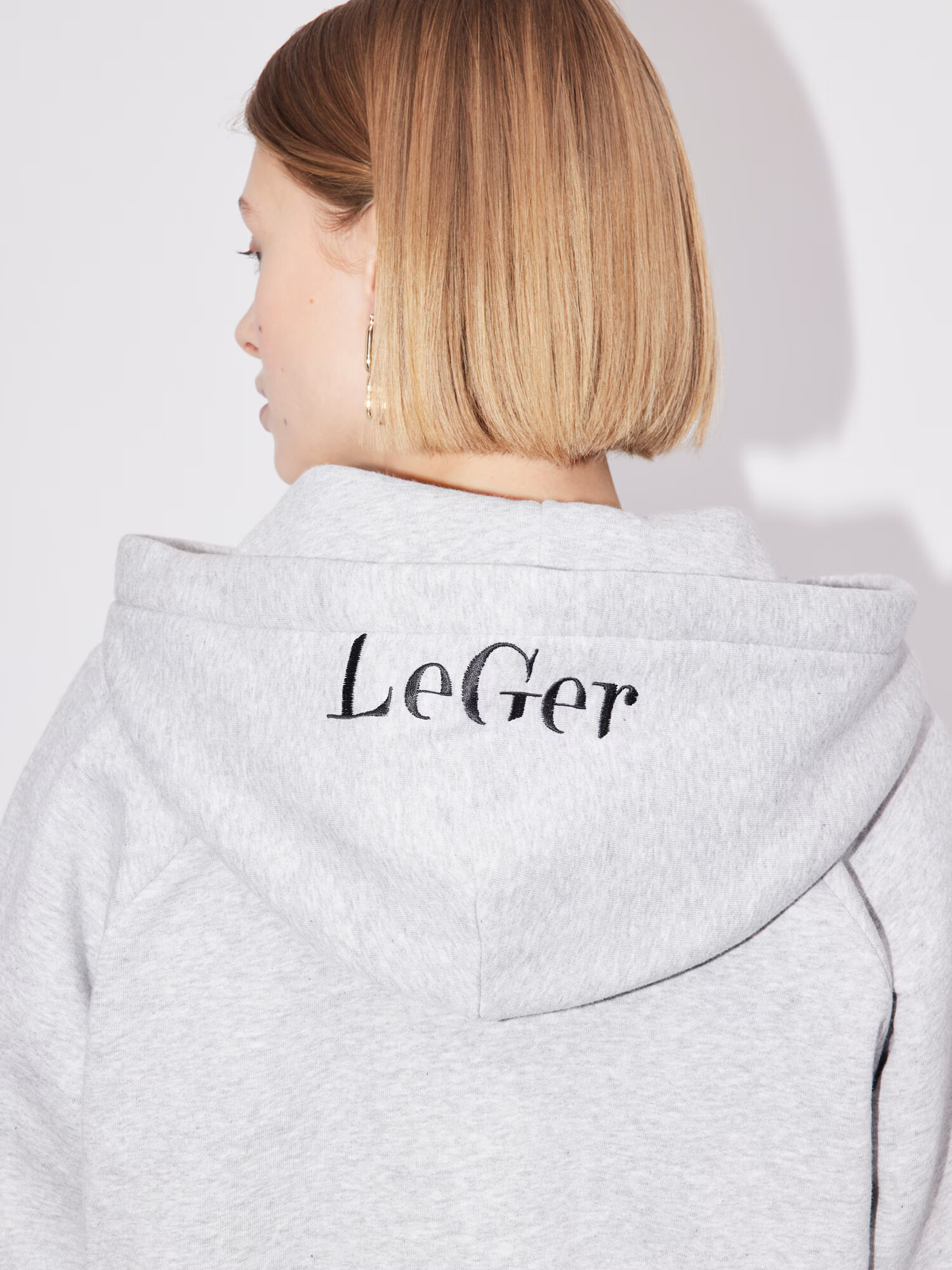 LeGer by Lena Gercke Bluză de molton 'Hayley' gri - Pled.ro