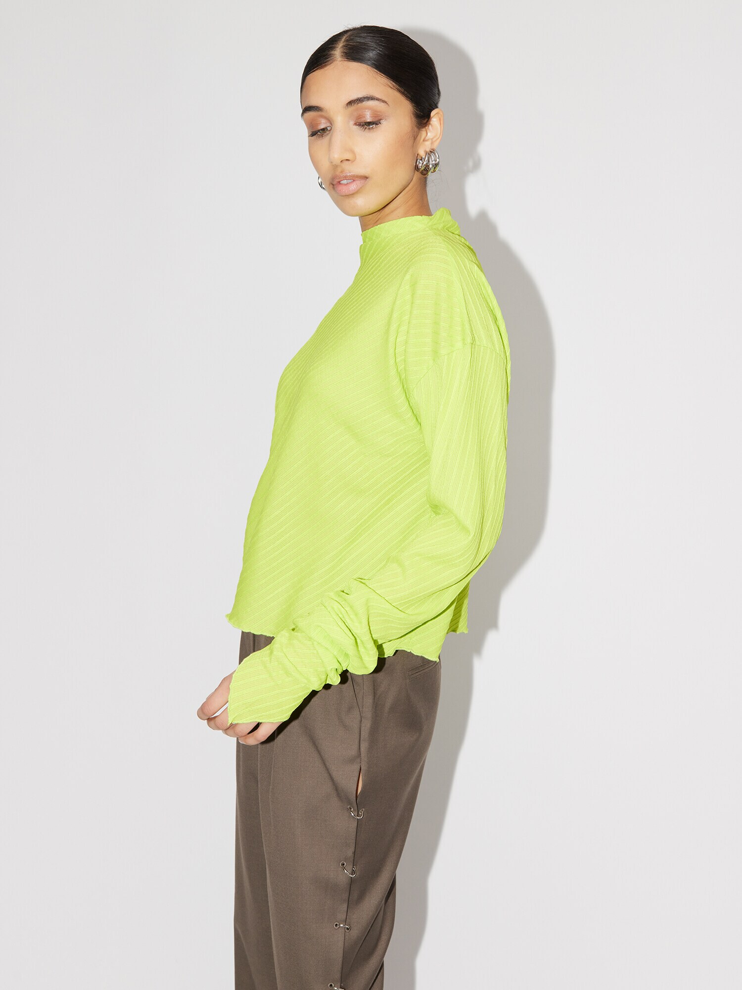 LeGer by Lena Gercke Bluză 'Heather' verde kiwi - Pled.ro