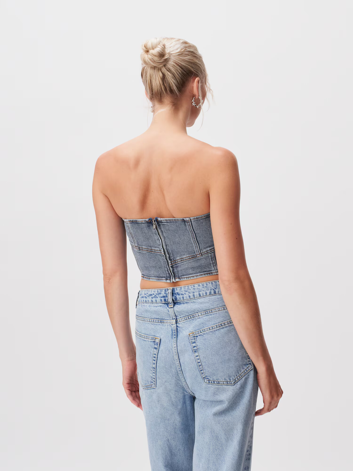 LeGer by Lena Gercke Top 'Tamara' albastru denim - Pled.ro